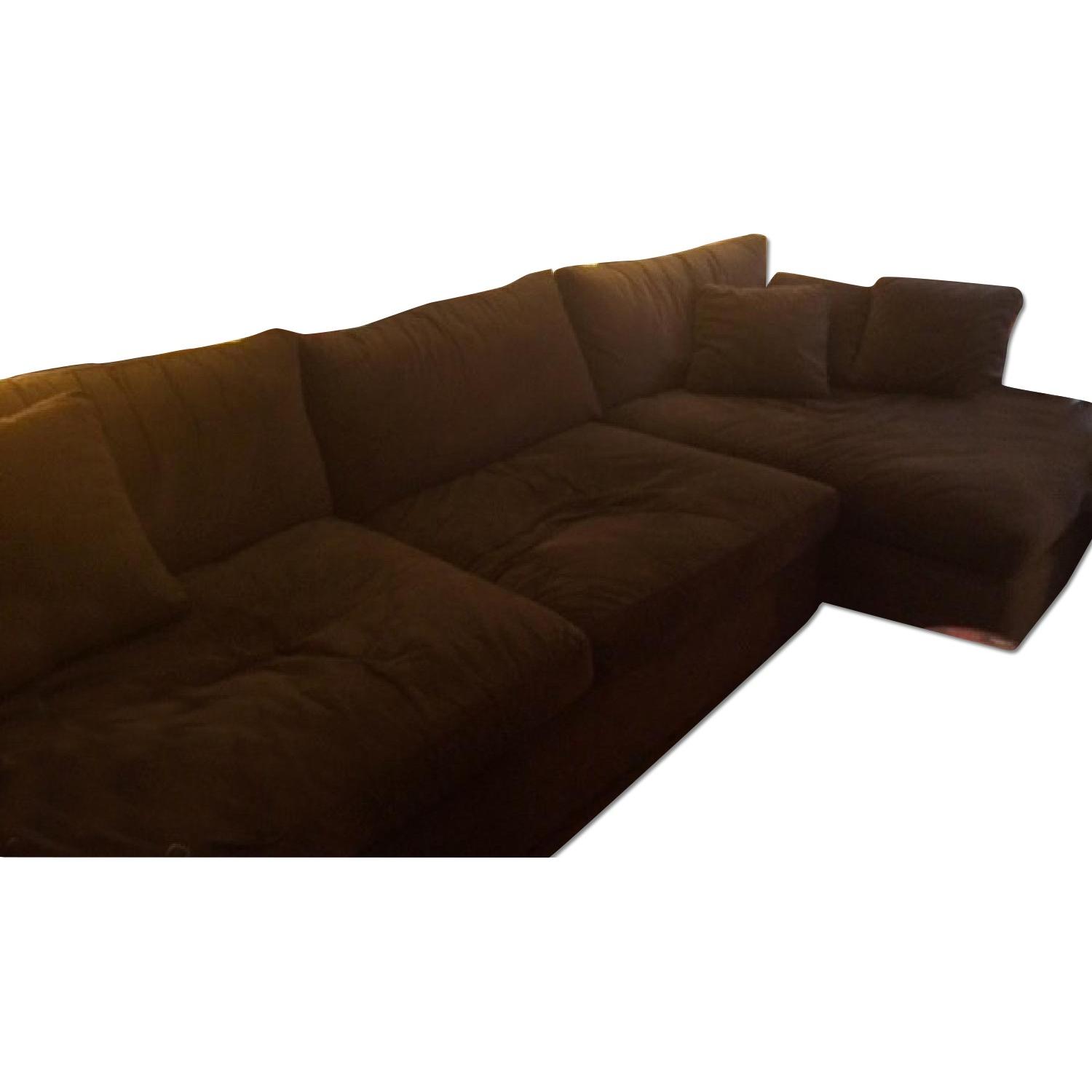 Crate & Barrel Lounge Sectional with Chaise - image-0