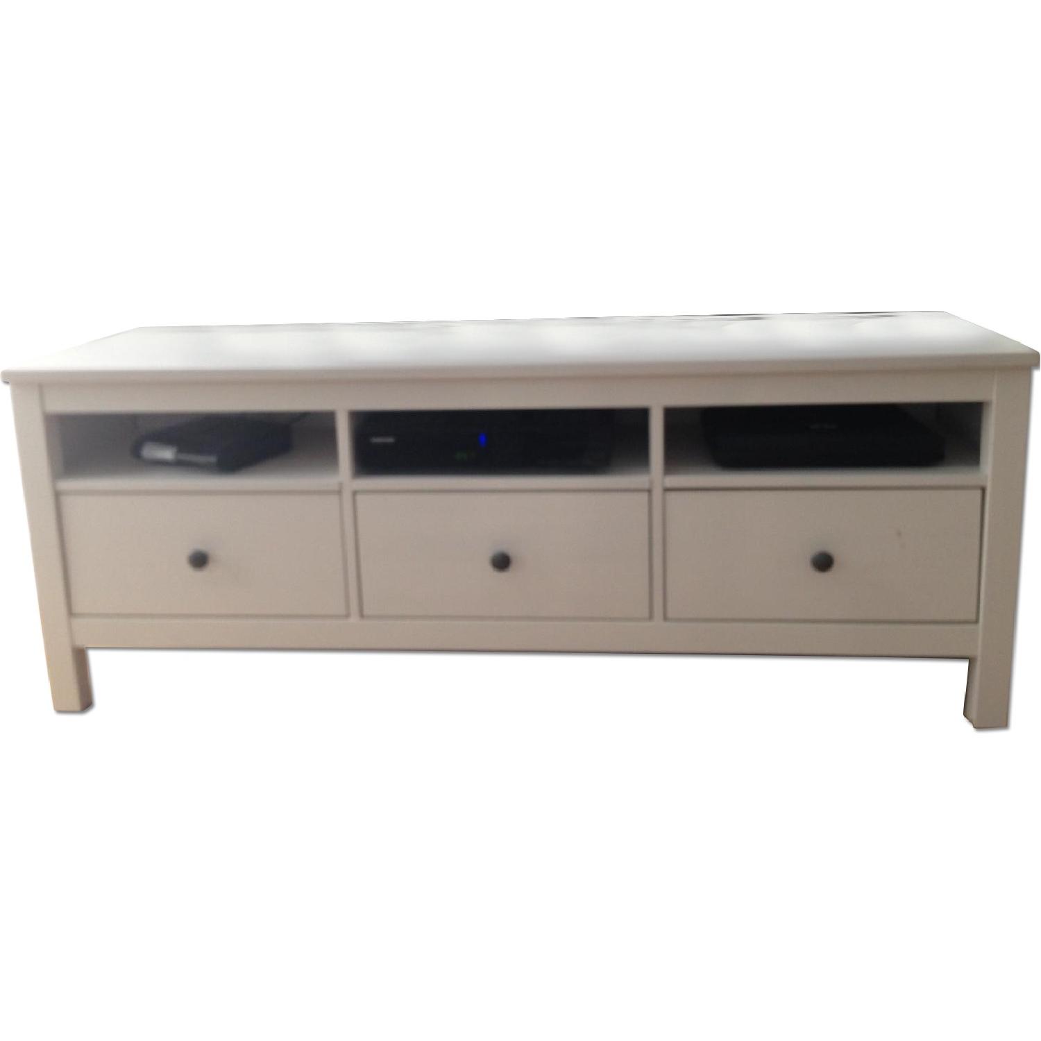 Ikea Hemnes TV Unit with 3 Drawers AptDeco