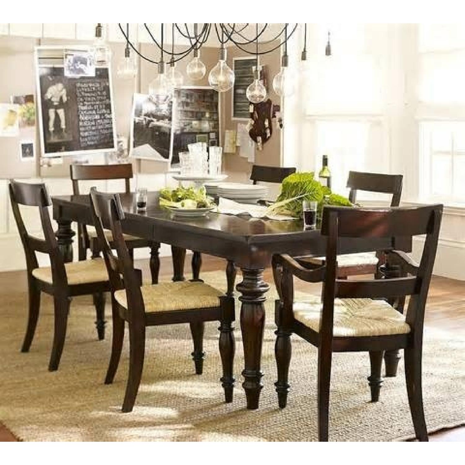 Pottery Barn Montego Table with 6 Chairs and 2 Leaves - image-7