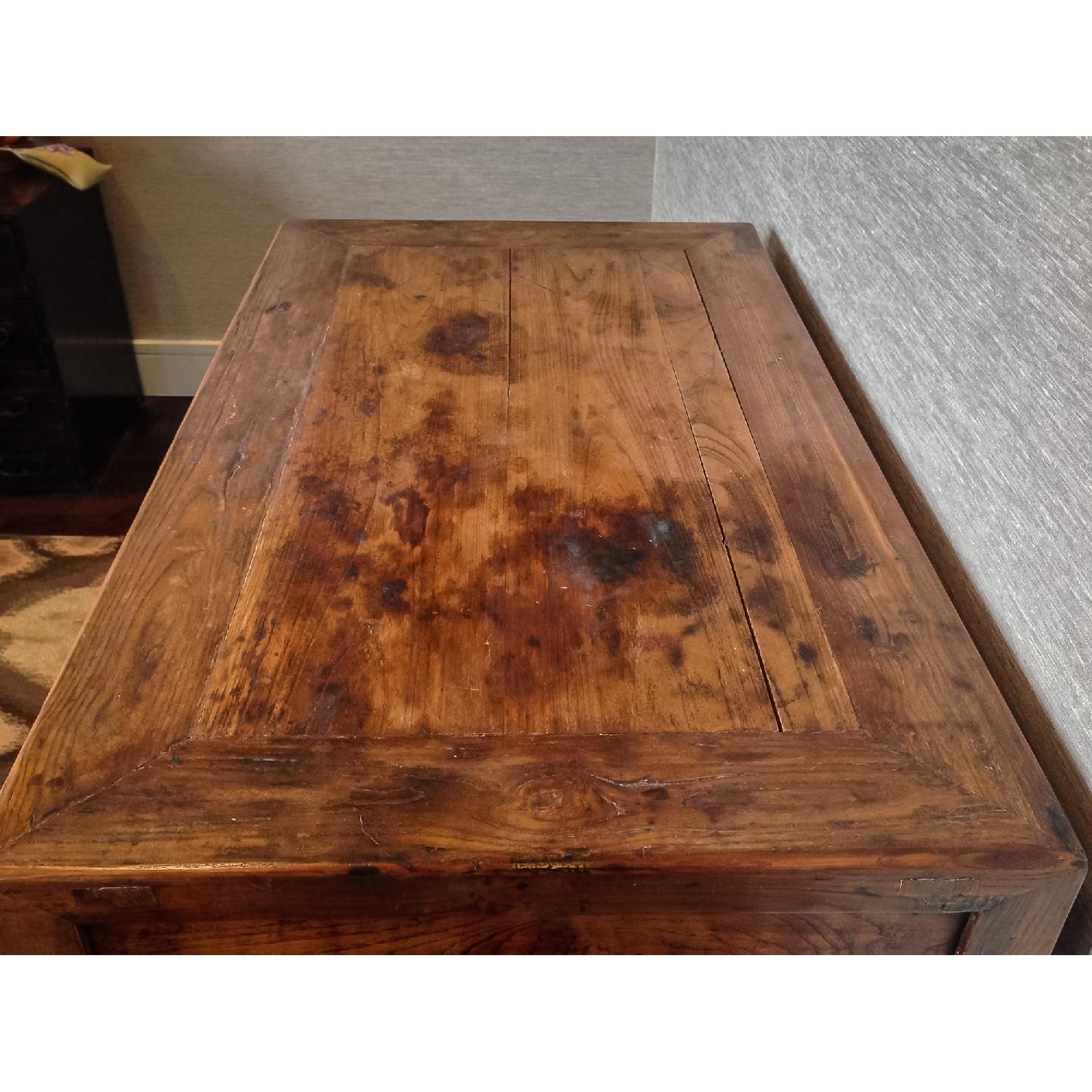 Antique Asian Carved Desk - image-1