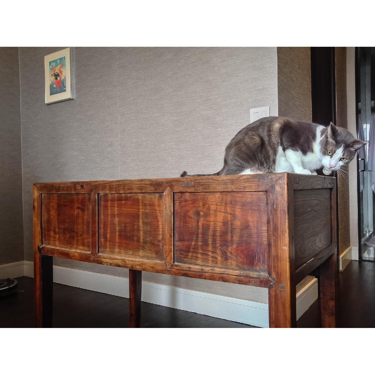 Antique Asian Carved Desk - image-5