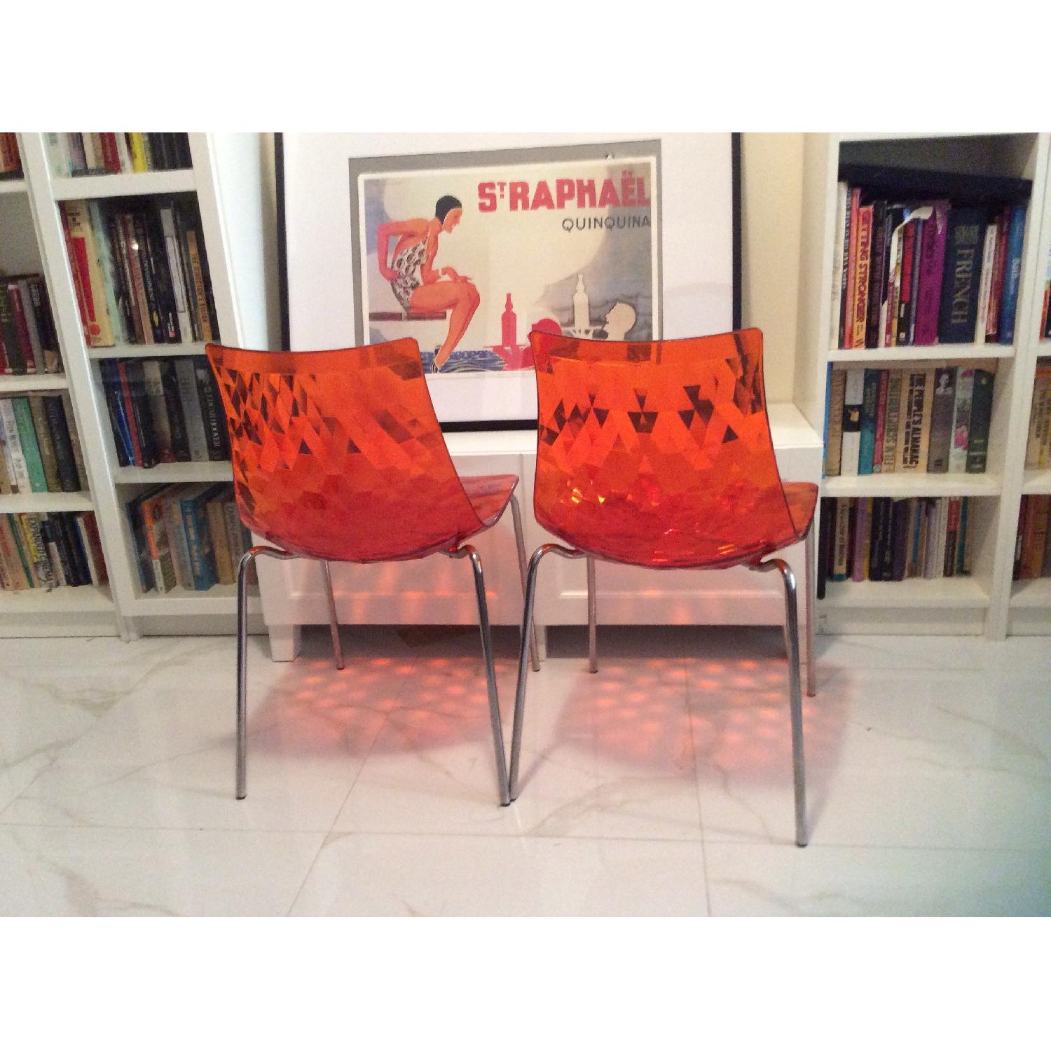 Calligaris Ice Chairs Set of 2 AptDeco