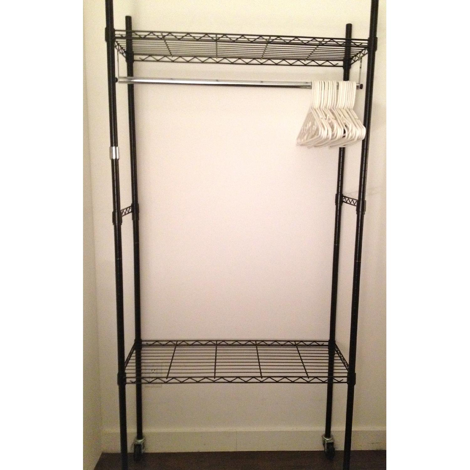 Alera Wire Shelving Garment Rack AptDeco