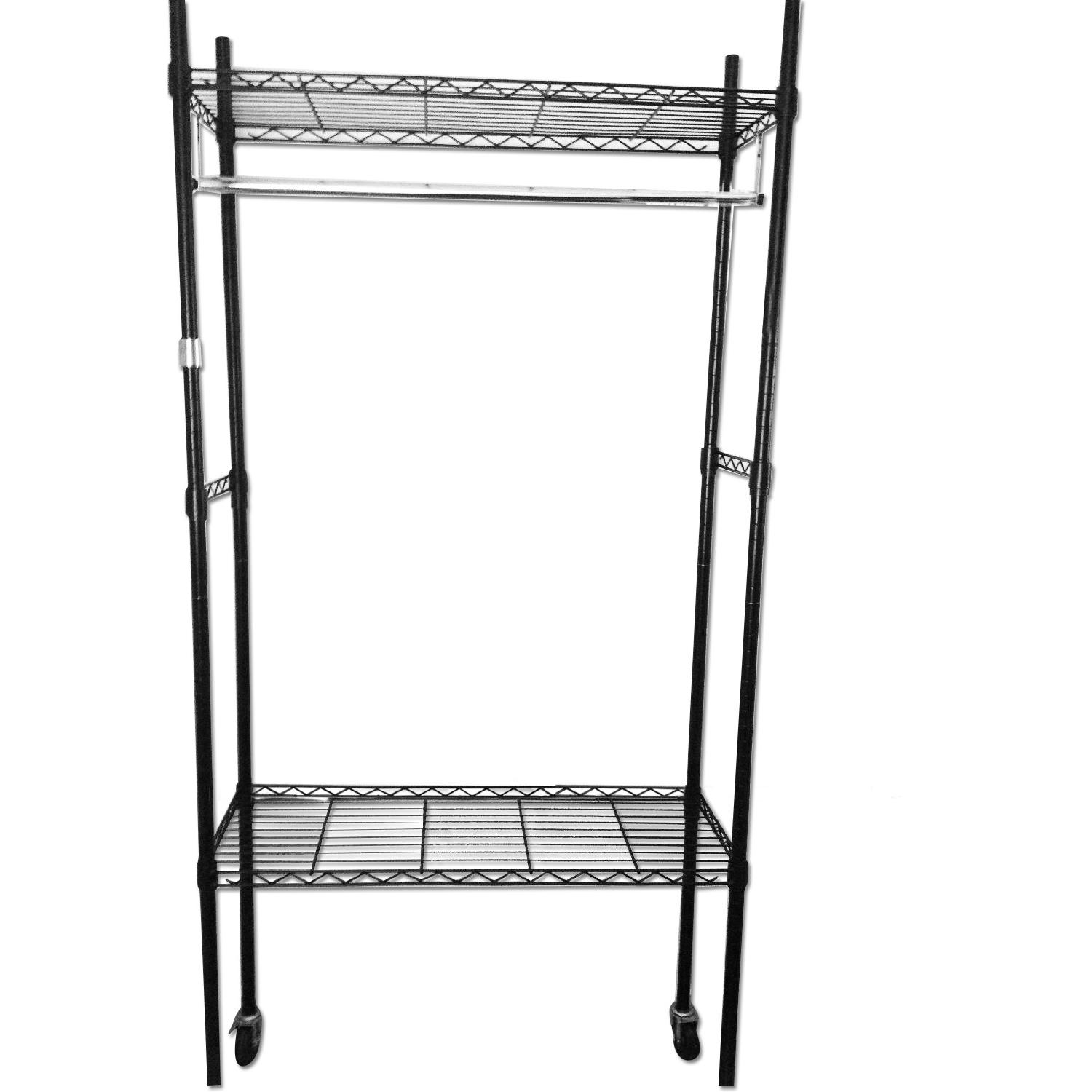 Alera Wire Shelving Garment Rack AptDeco