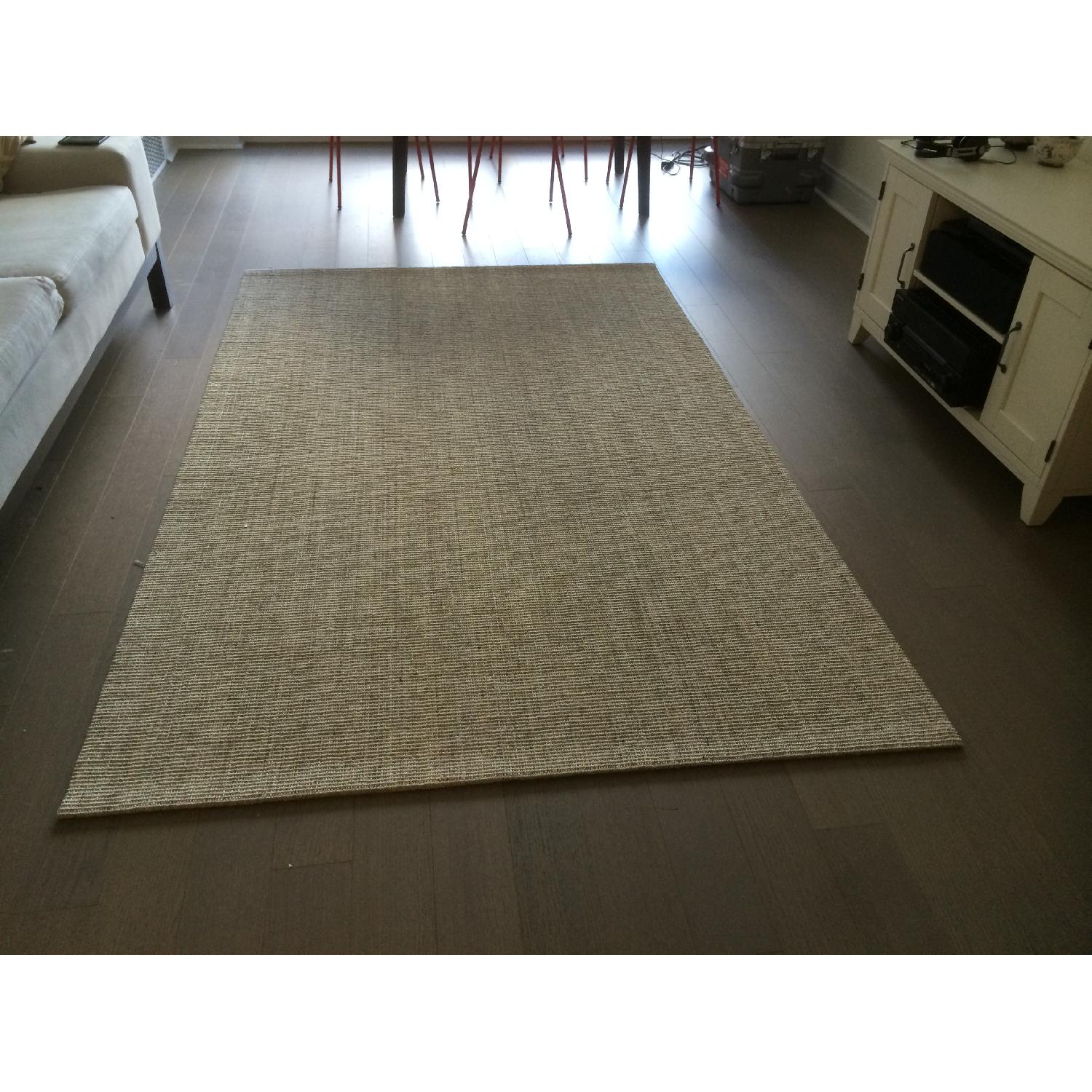 Crate & Barrel Sisal Linen 5x8' Rug - image-2