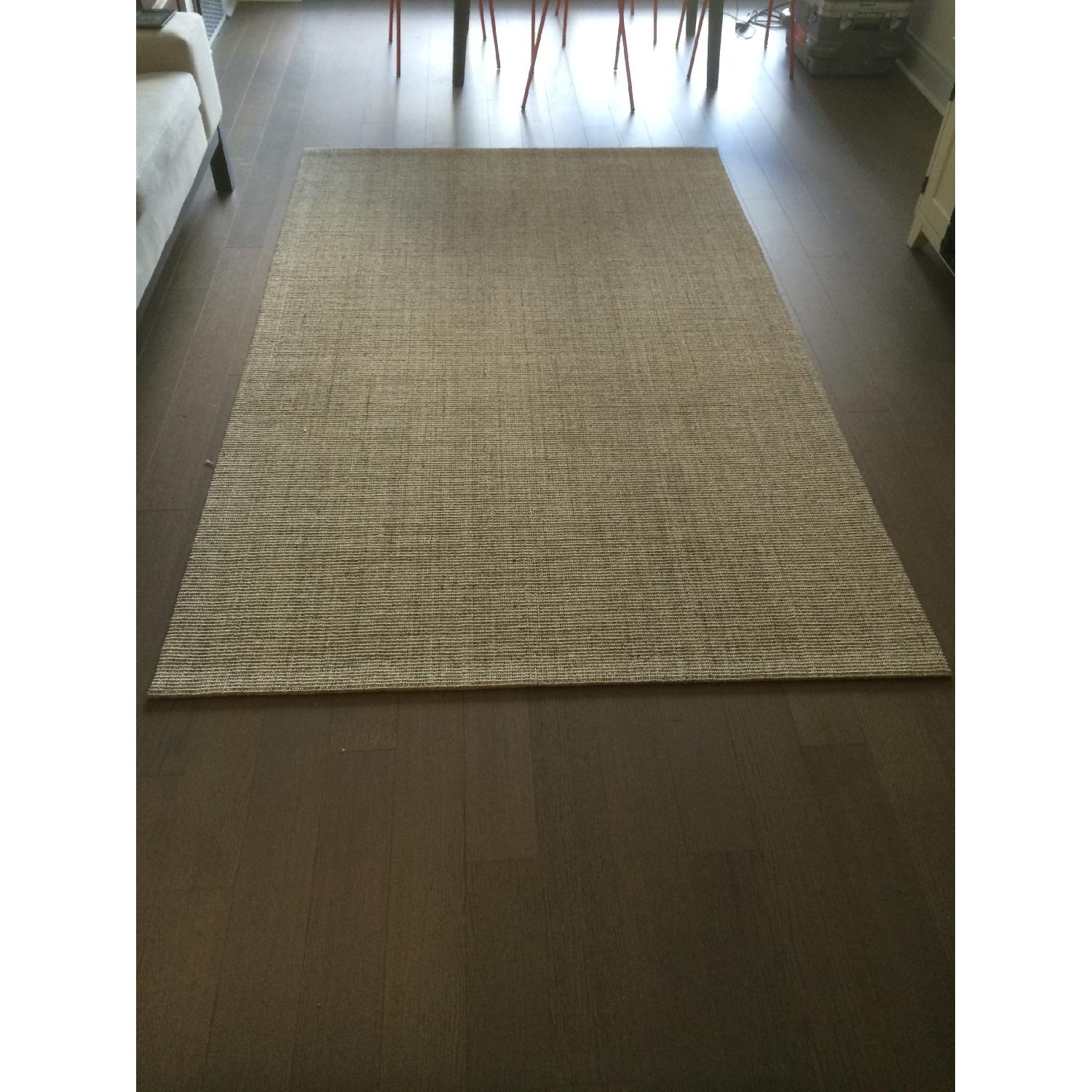 Crate & Barrel Sisal Linen 5x8' Rug - image-3
