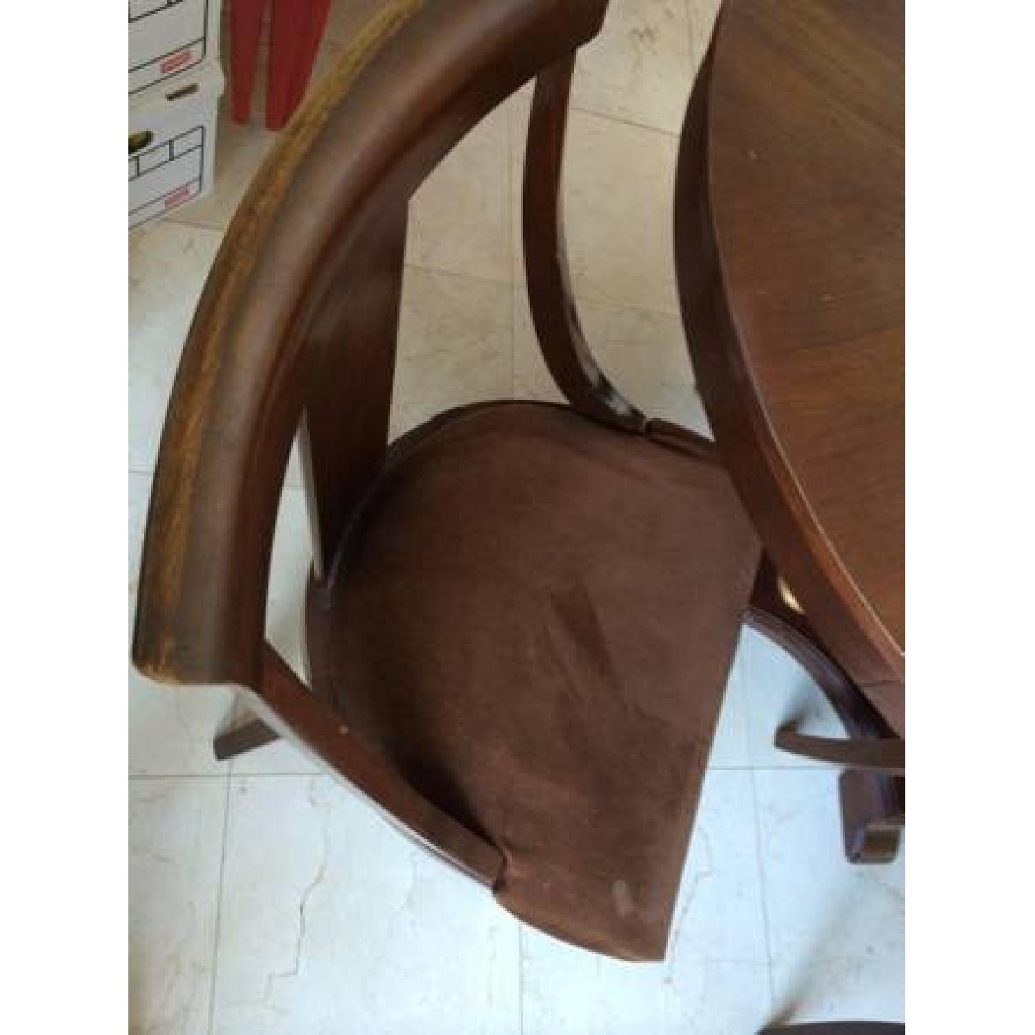 Ethan Allen Medallion Dining Table and 4 Chairs - image-1