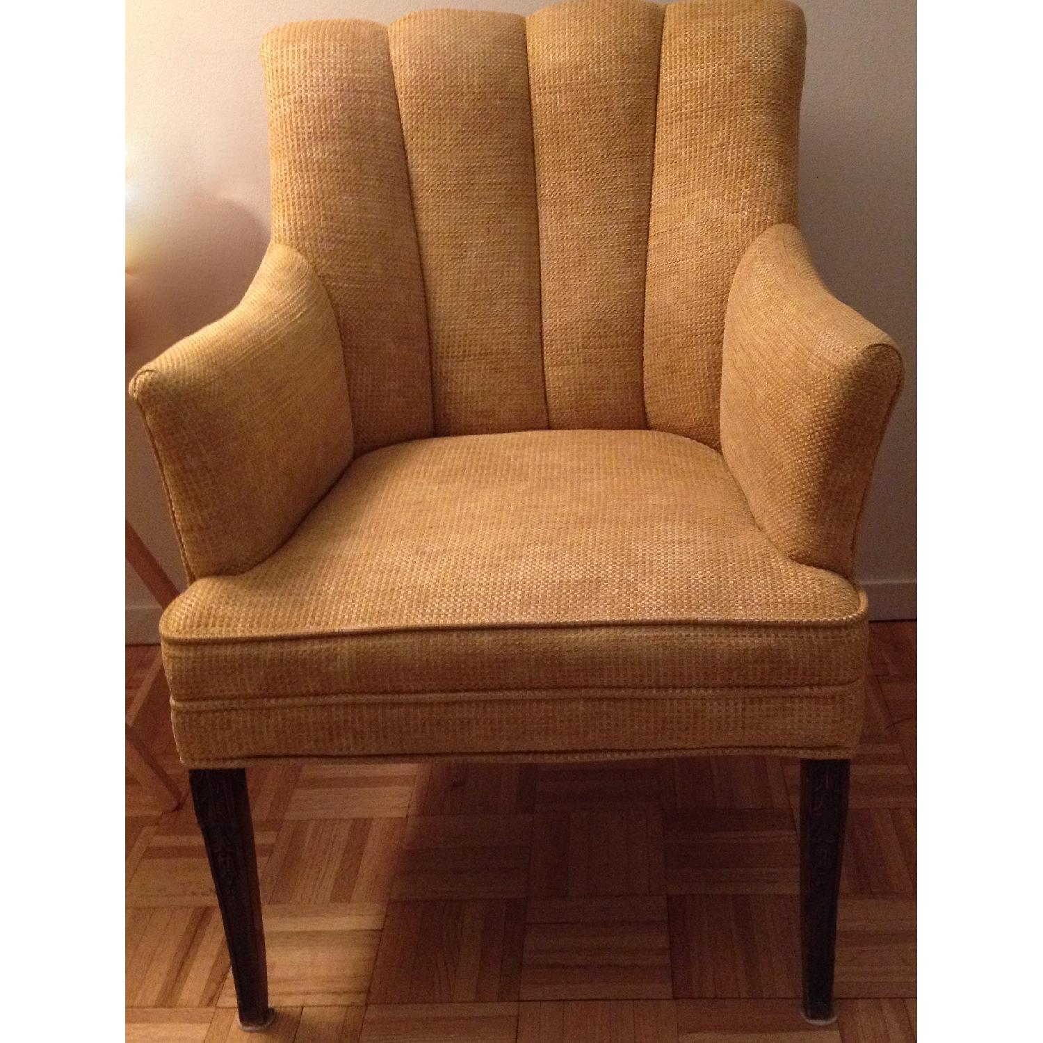 Antique Upholstered Chair - image-1