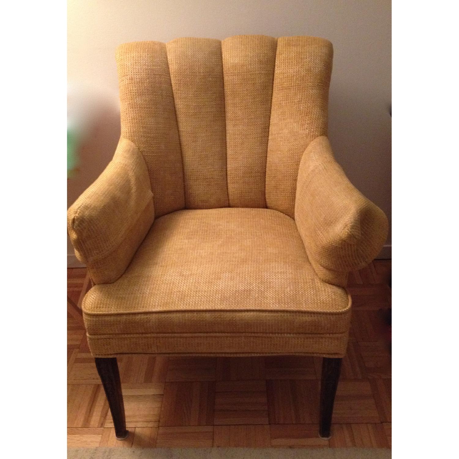 Antique Upholstered Chair - image-3