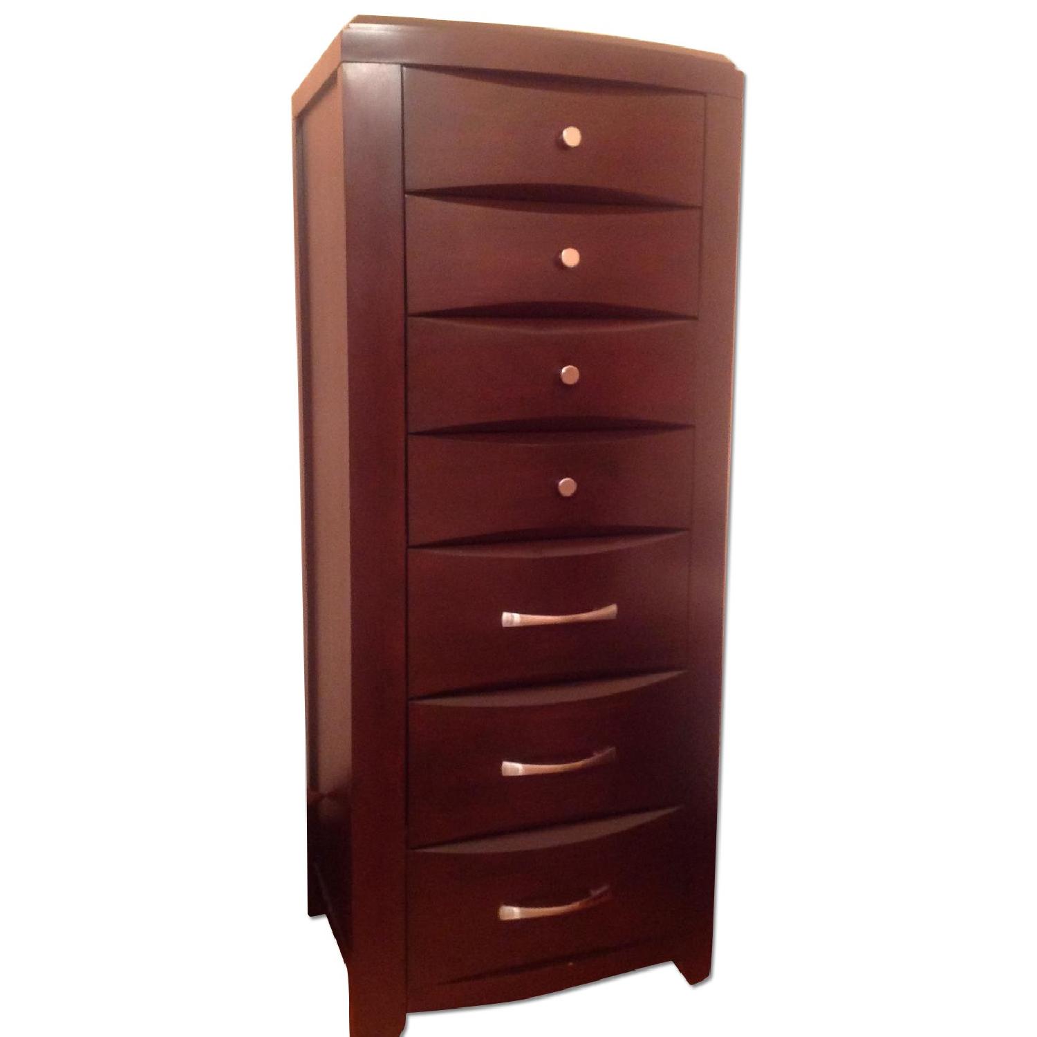 Wooden Dresser and Storage Bench AptDeco