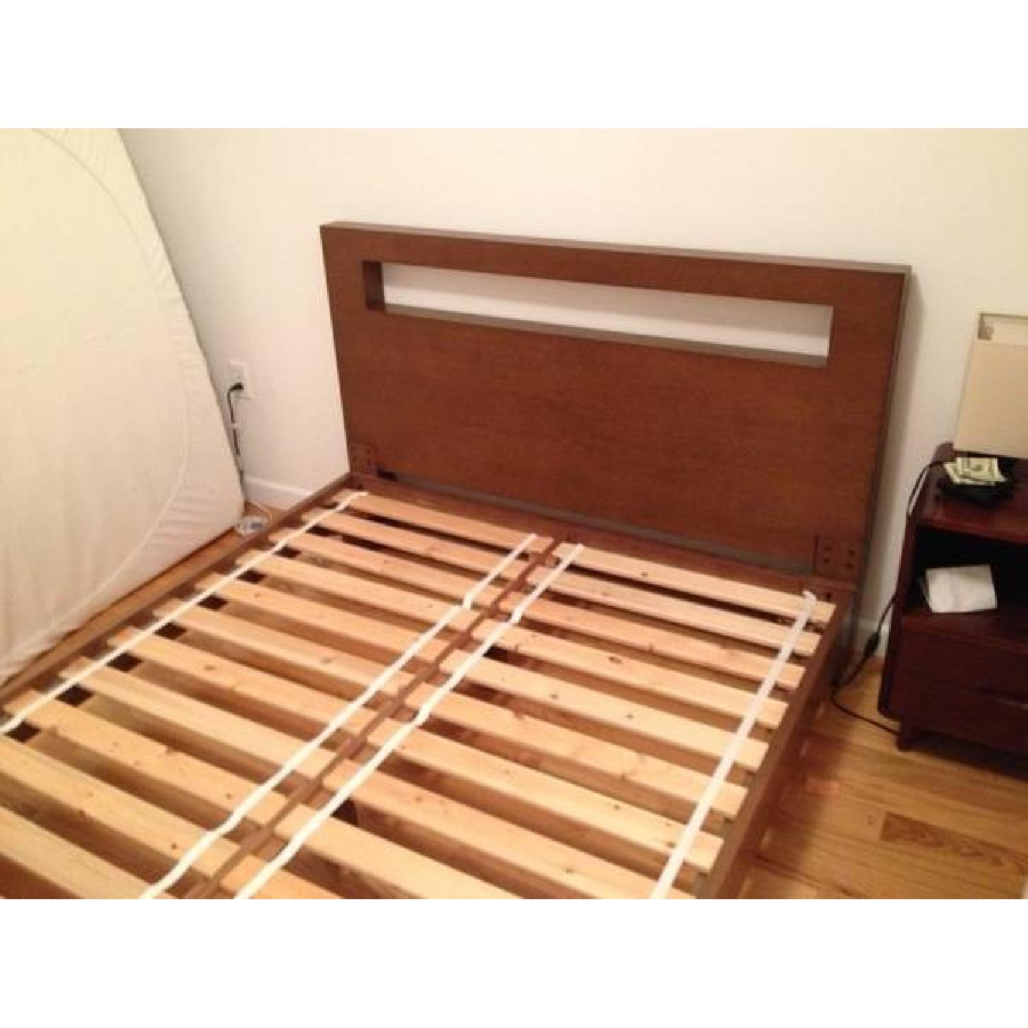 West Elm Simple Low Frame Bed - image-1