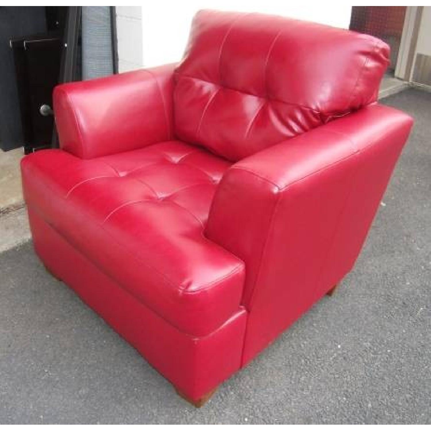 Ashley Armchair and Ottoman - image-2