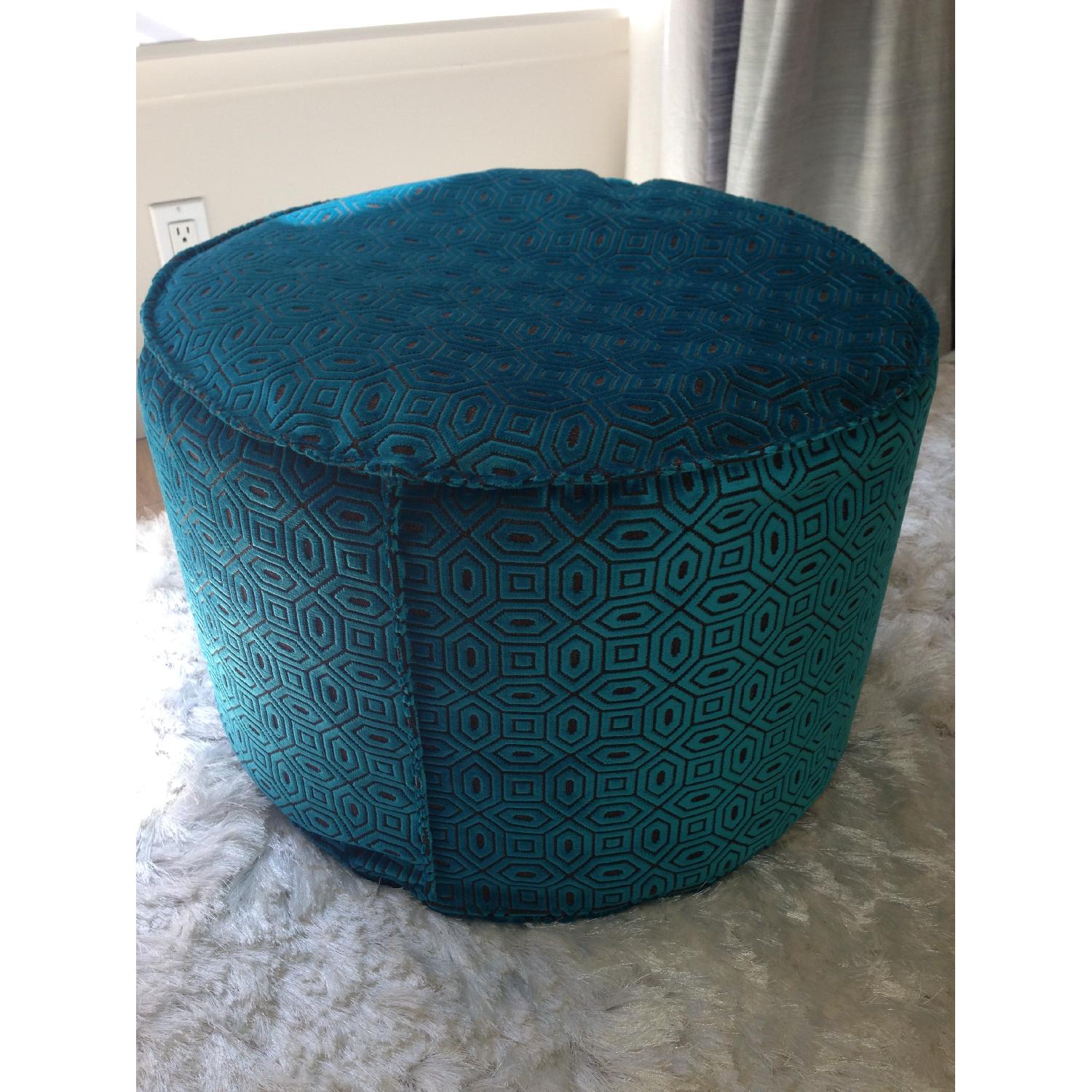 Mitchell Gold Pouf - image-1