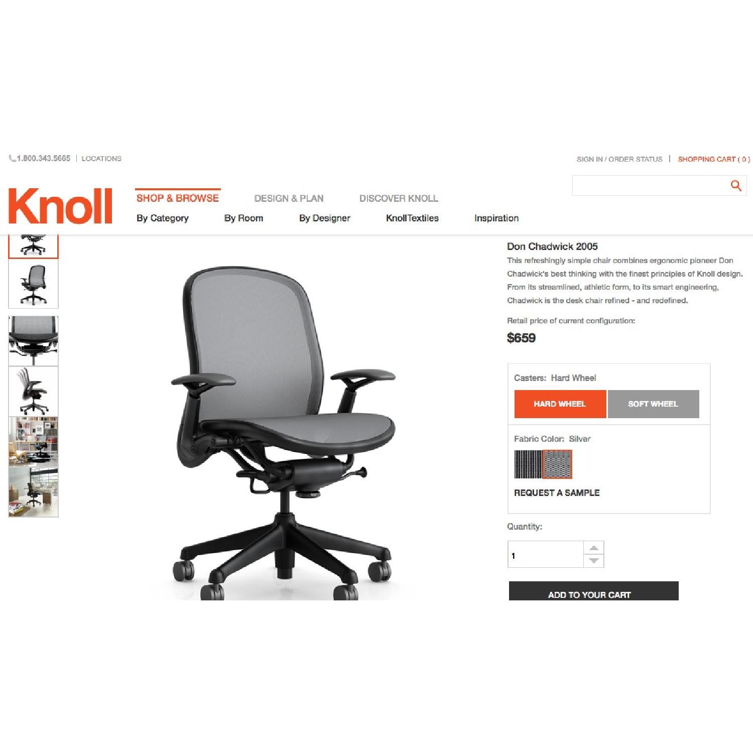 Knoll Chadwick Office Chair - image-2