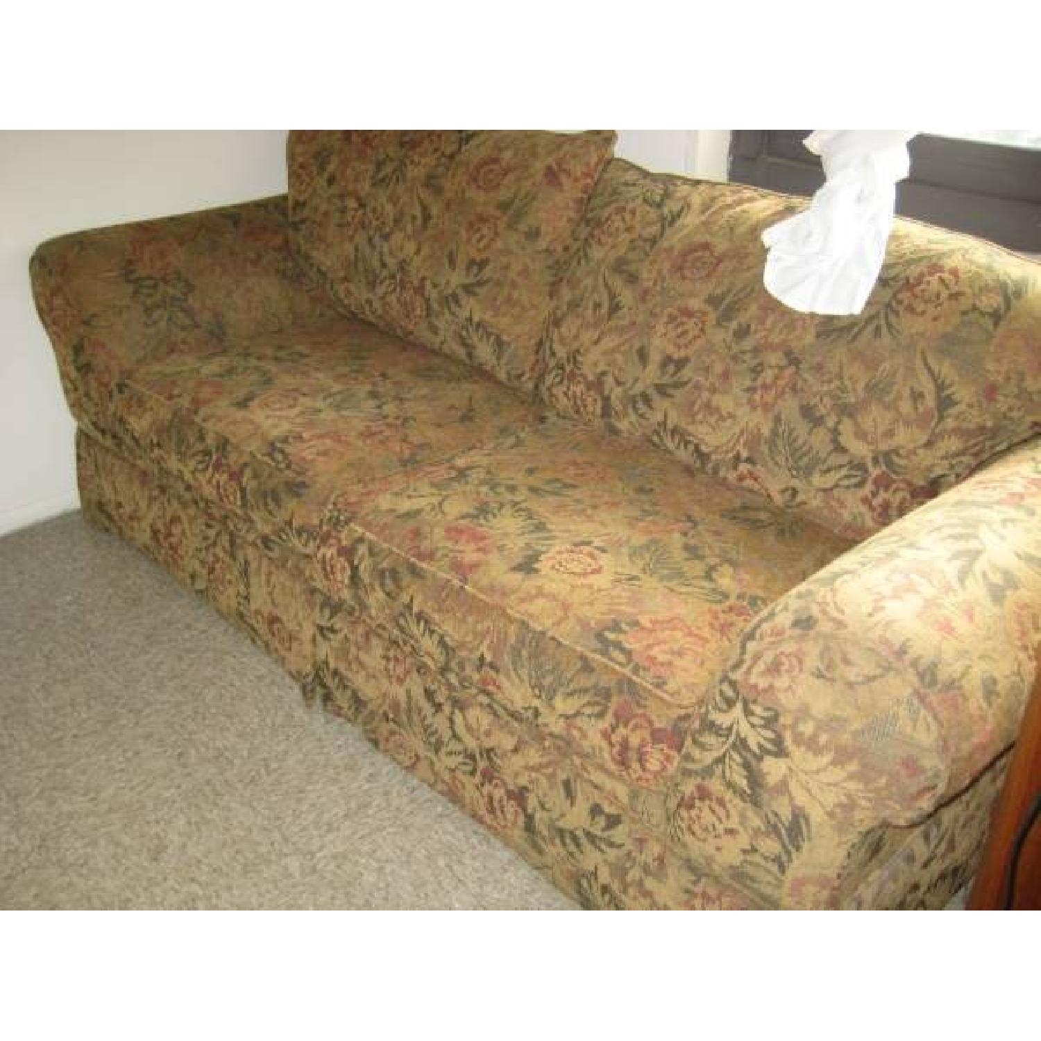Ethan Allen Floral Print Sofa - image-4