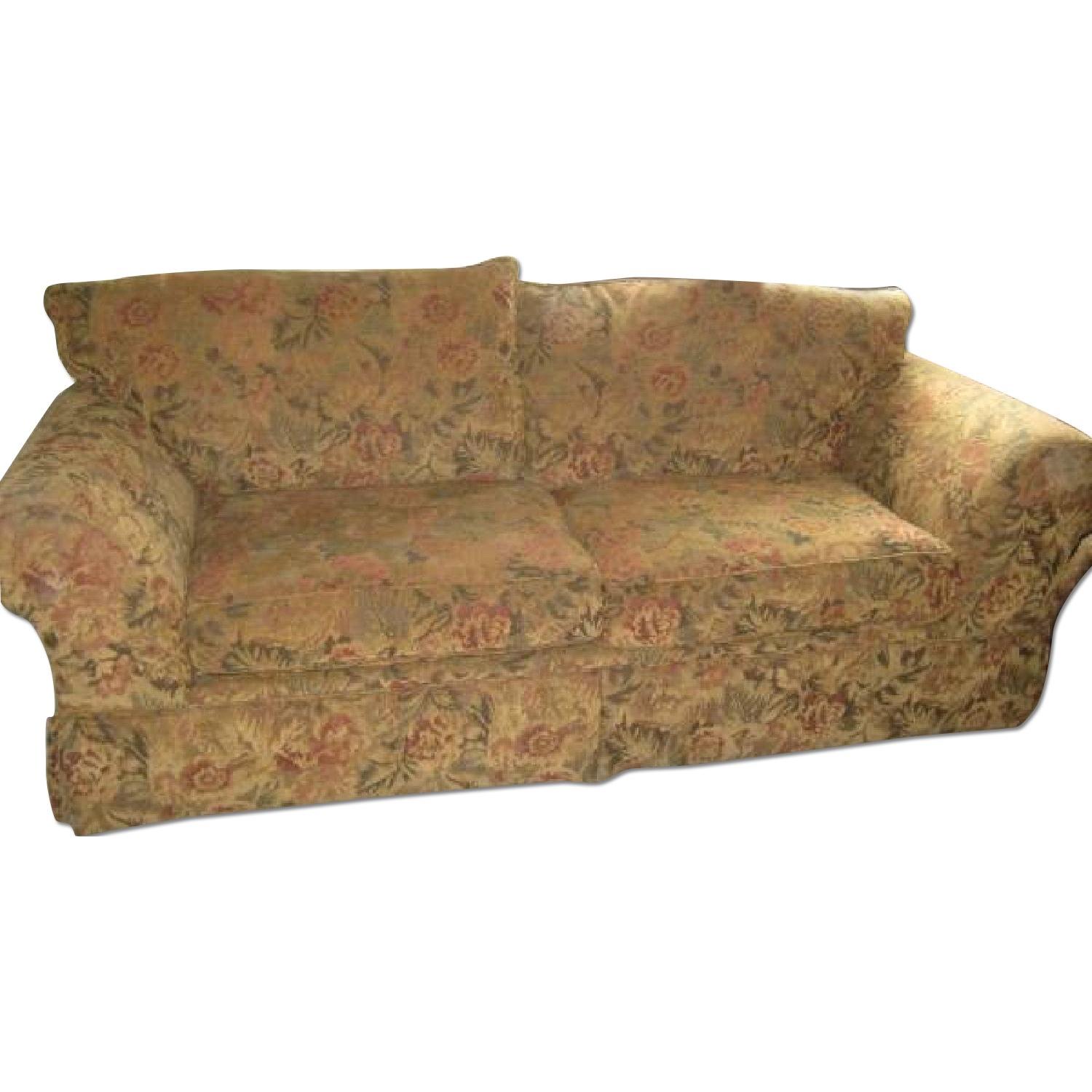 Ethan Allen Floral Print Sofa - image-0