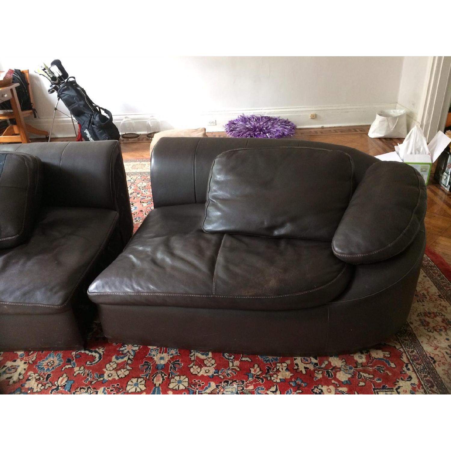 Giovanni Sforza Luxurious Leather Sofa - image-1