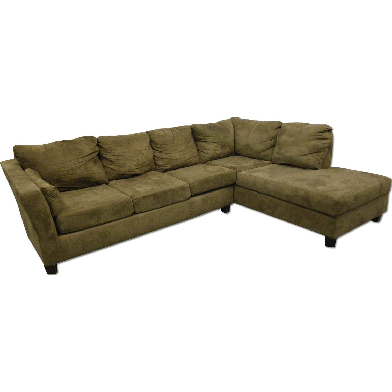 Bobs Furniture Sectional Couch AptDeco