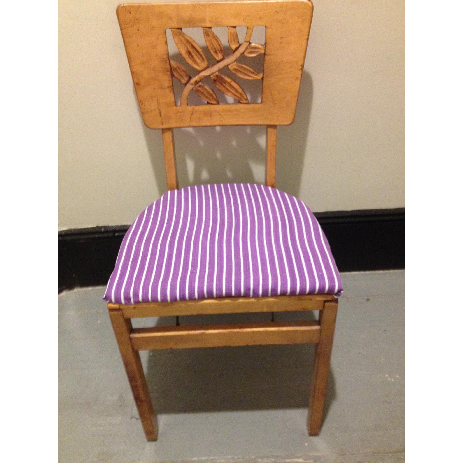 Antique Folding Chair - image-1