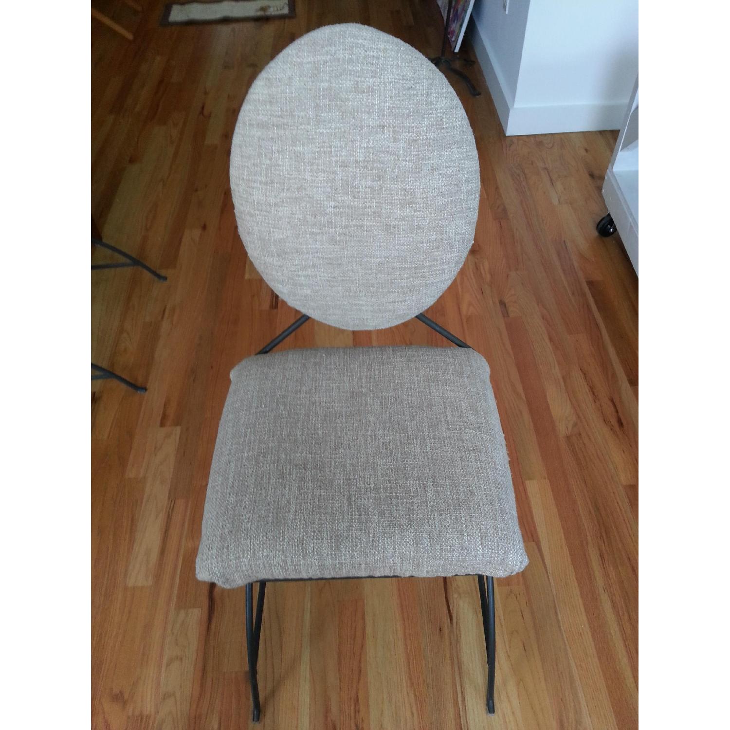 Ungaro Cast Iron Chairs w/ Fabric - image-2