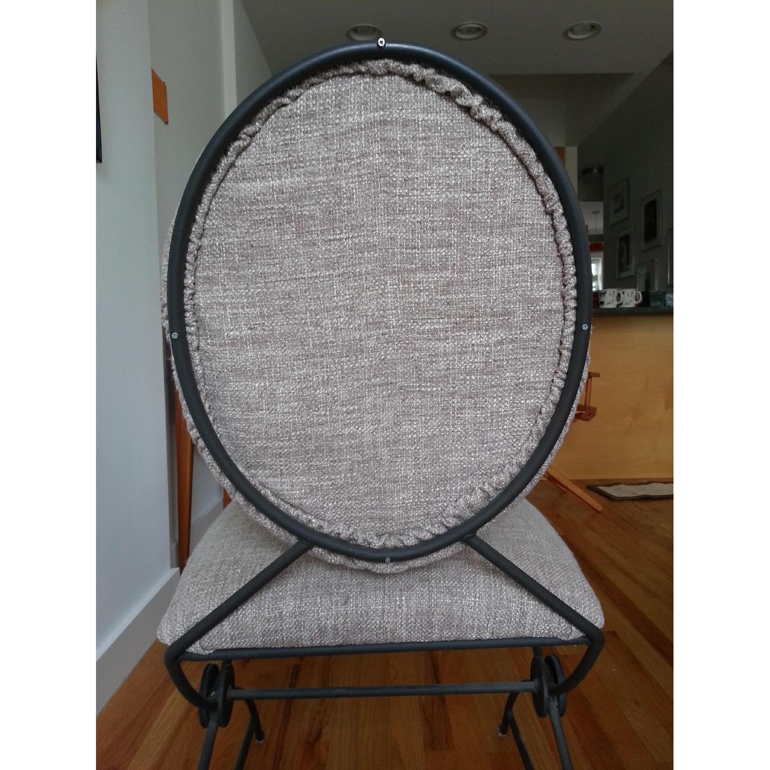 Ungaro Cast Iron Chairs w/ Fabric - image-8