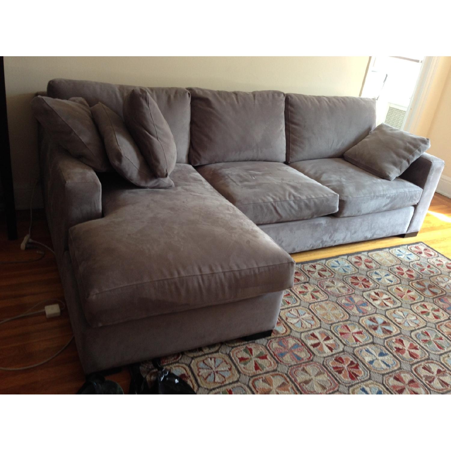 Crate & Barrel Sectional Sofa Bed - AptDeco