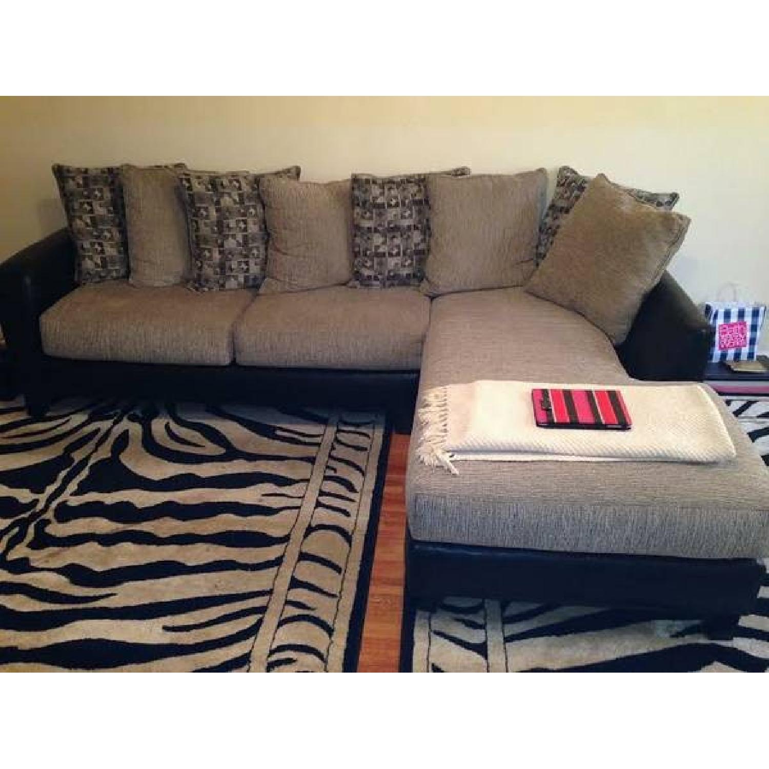 Bobs Furniture Sectional Sofa AptDeco