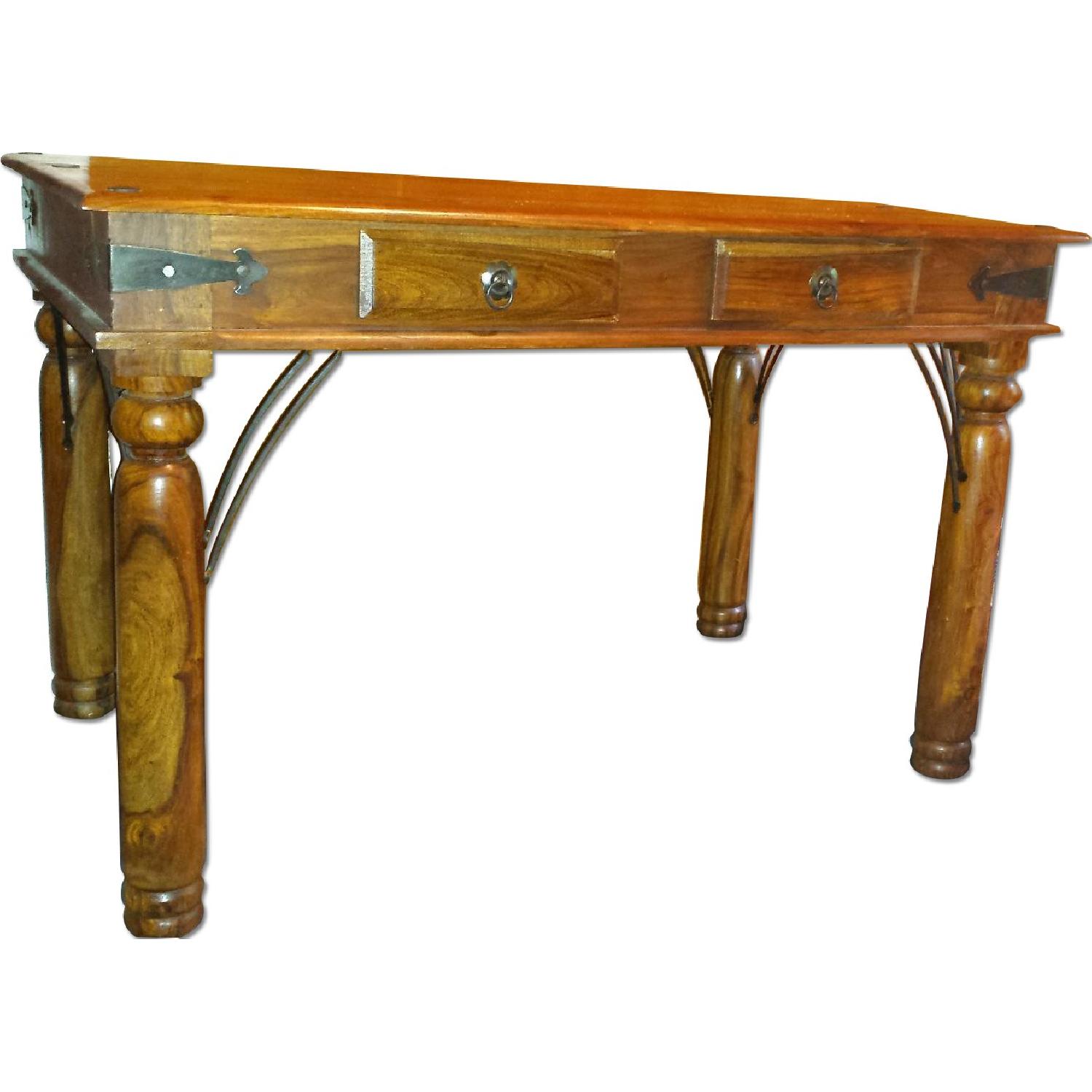 Dynasty Furniture Solid Wood Desk AptDeco