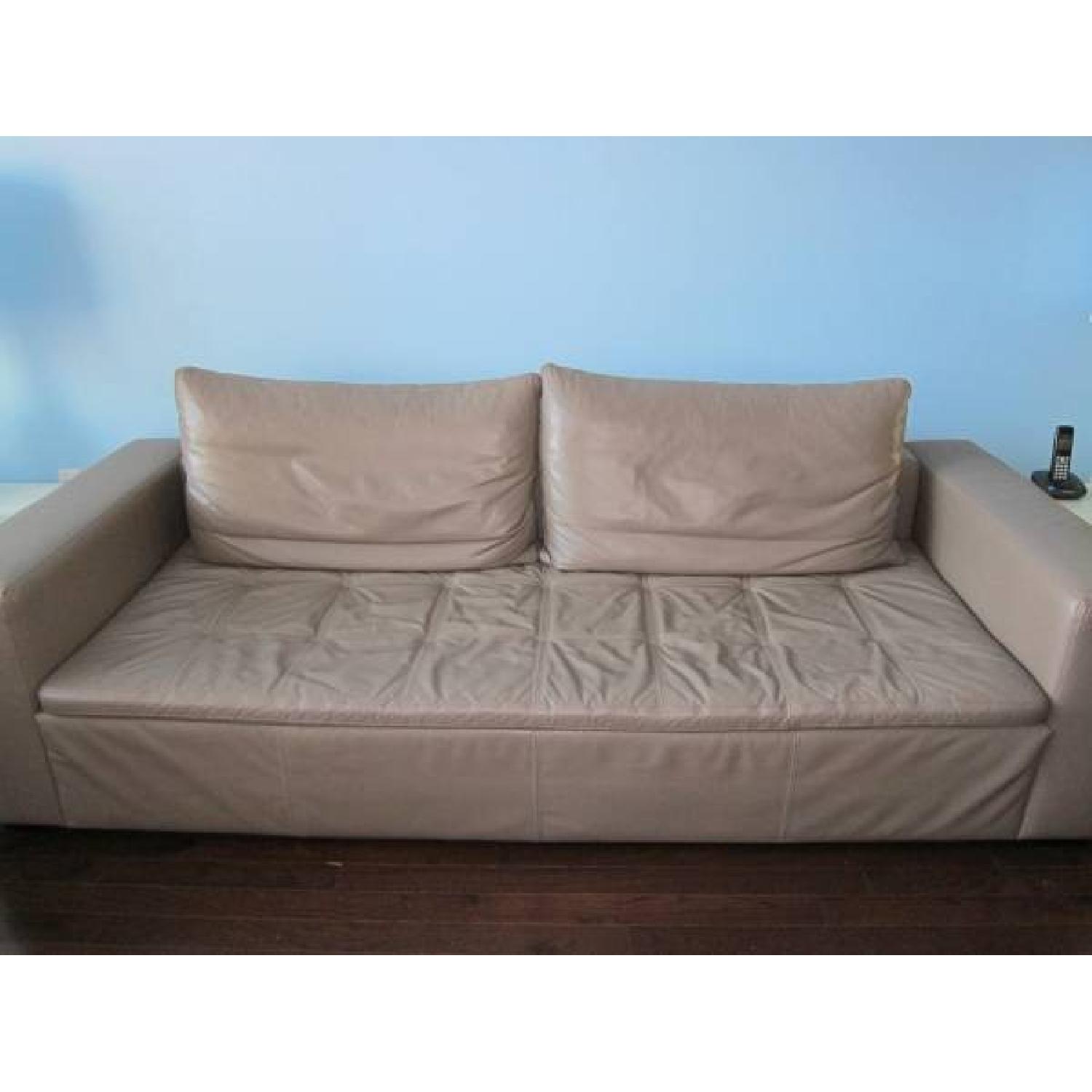 BoConcept Leather Mezzo Sofa 3 Seater - image-3