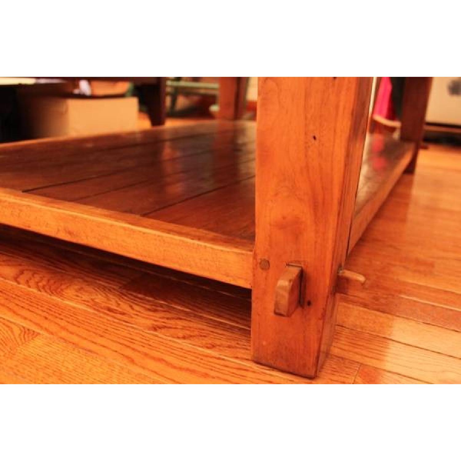 Antique Wood Coffee Table - image-4