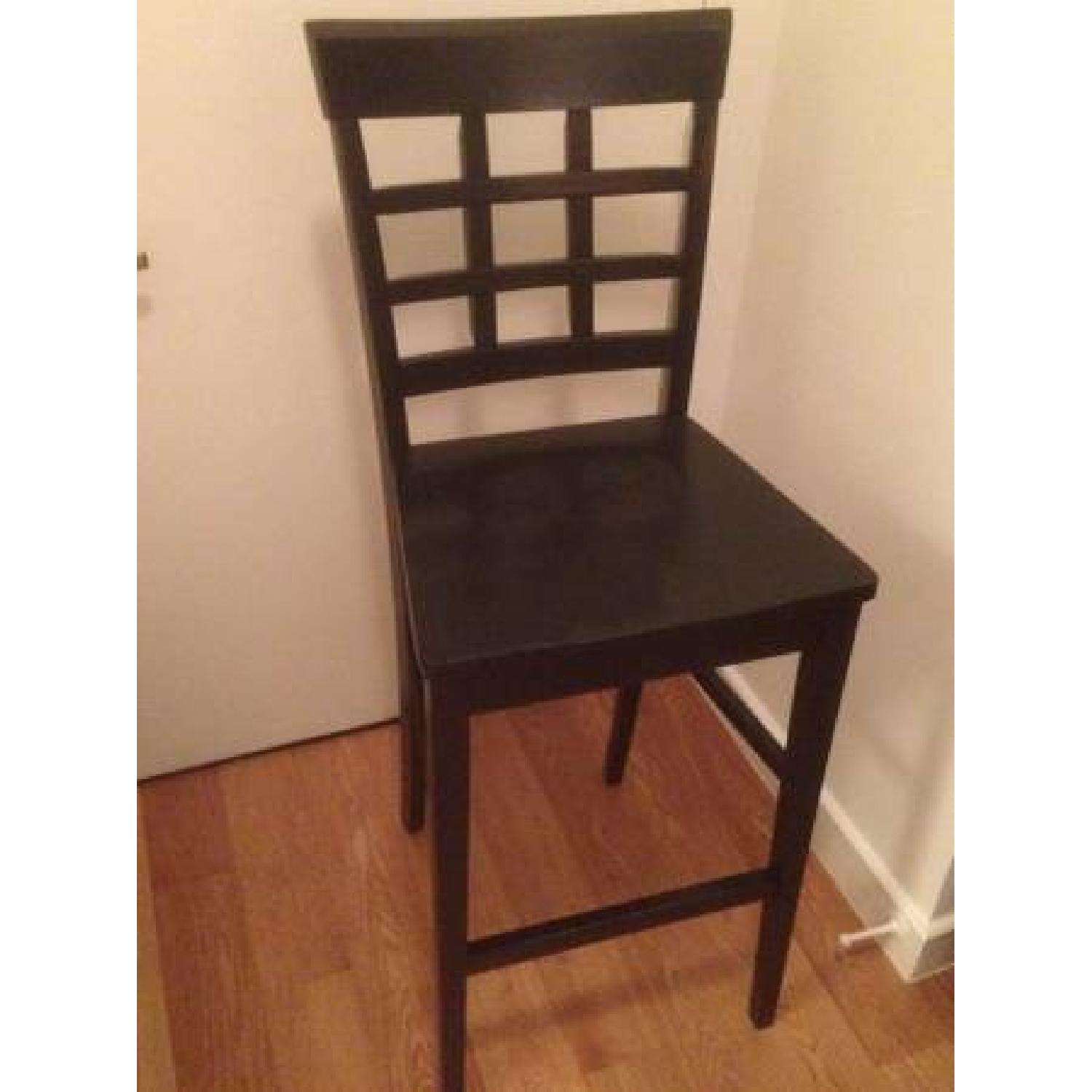 Crate & Barrel Triad High Dining table w/ 4 Chairs AptDeco