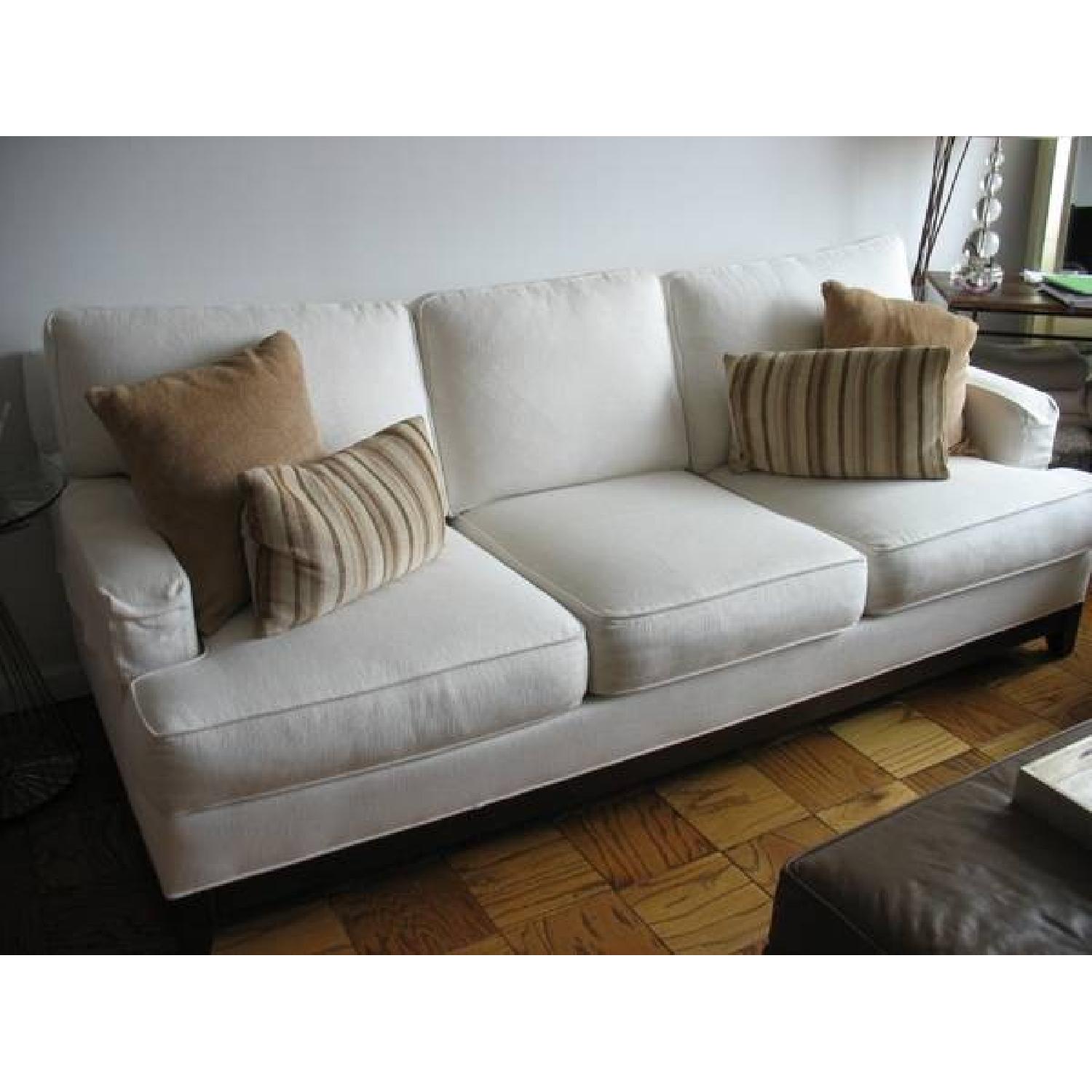 Ethan Allen Arcata Three-Cushion Sofa - image-1