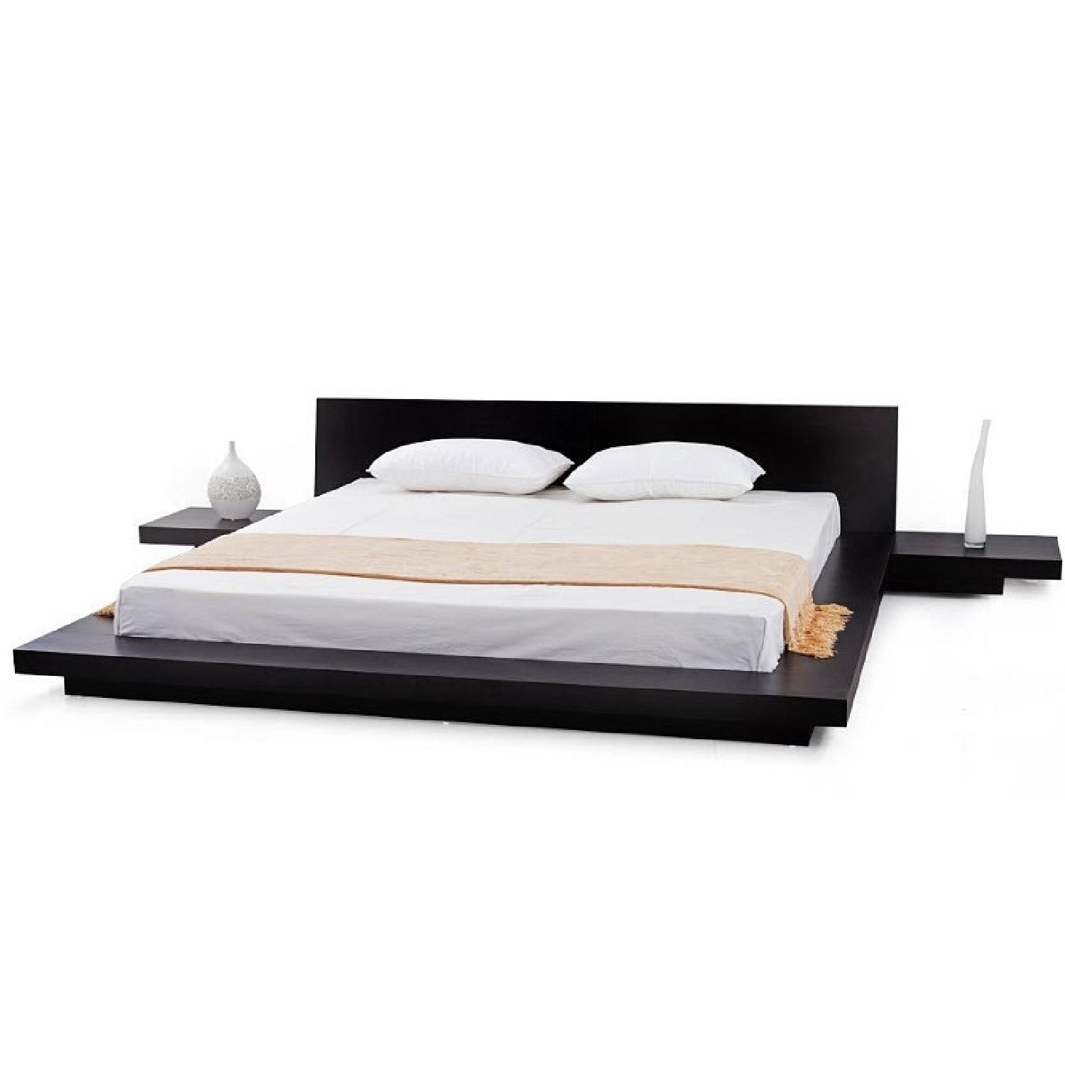 Fujian Queen Platform Bed with Nightstands - image-1