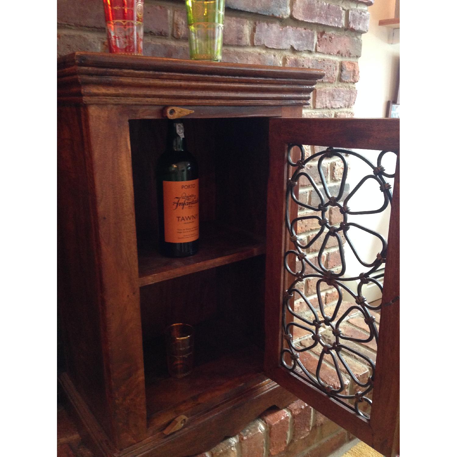 Mahogany Liquor Cabinet/End Table - image-3