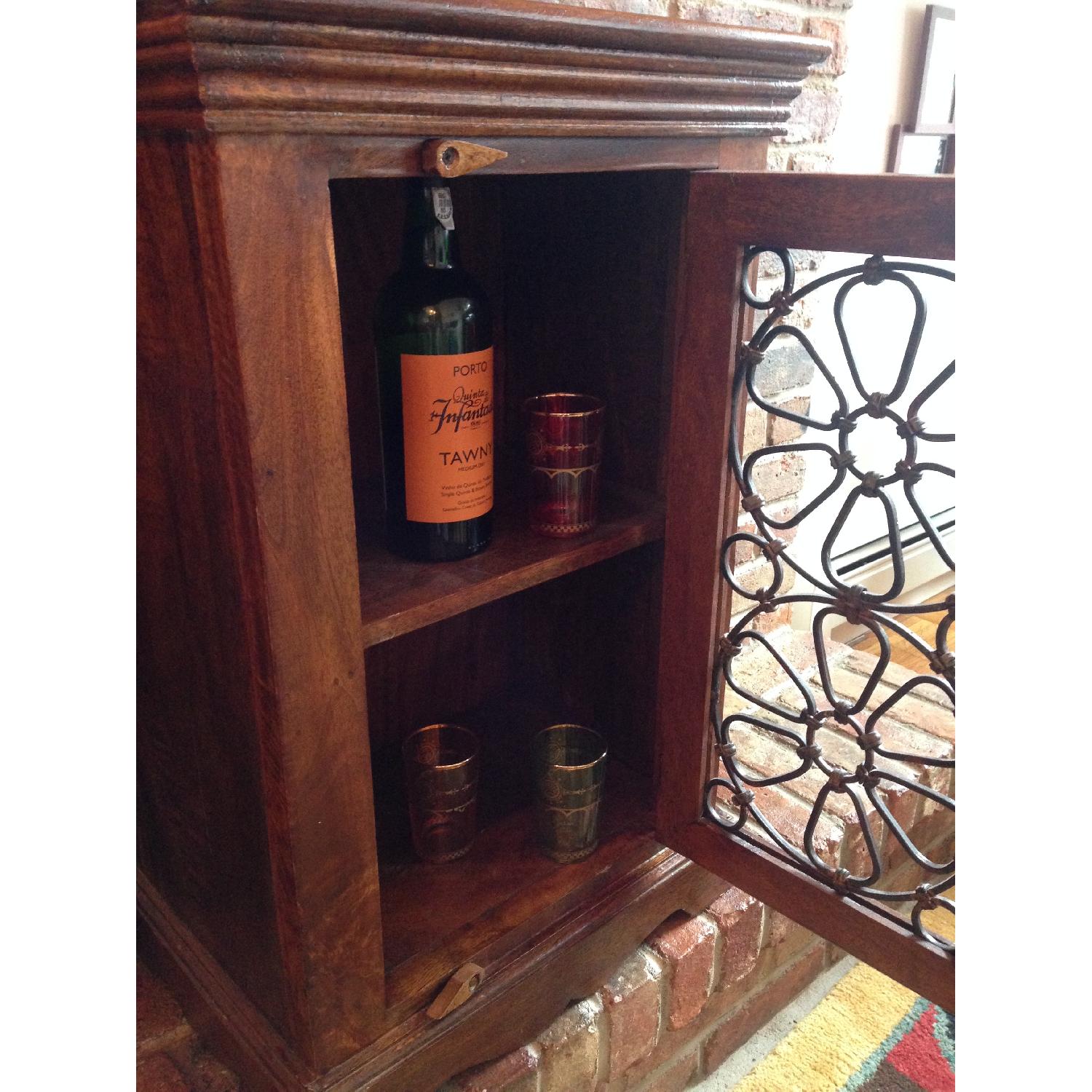 Mahogany Liquor Cabinet/End Table - image-4