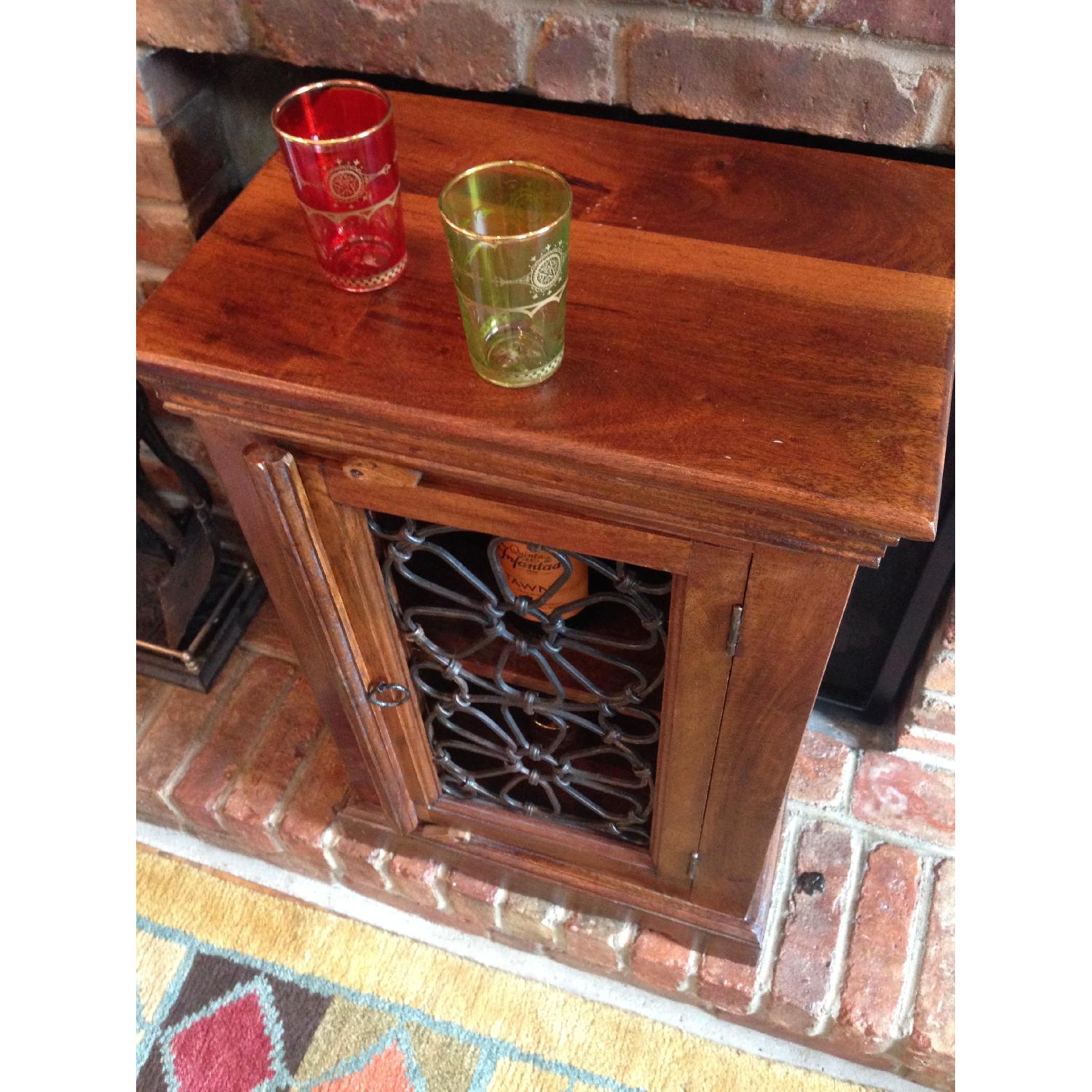 Mahogany Liquor Cabinet/End Table - image-5