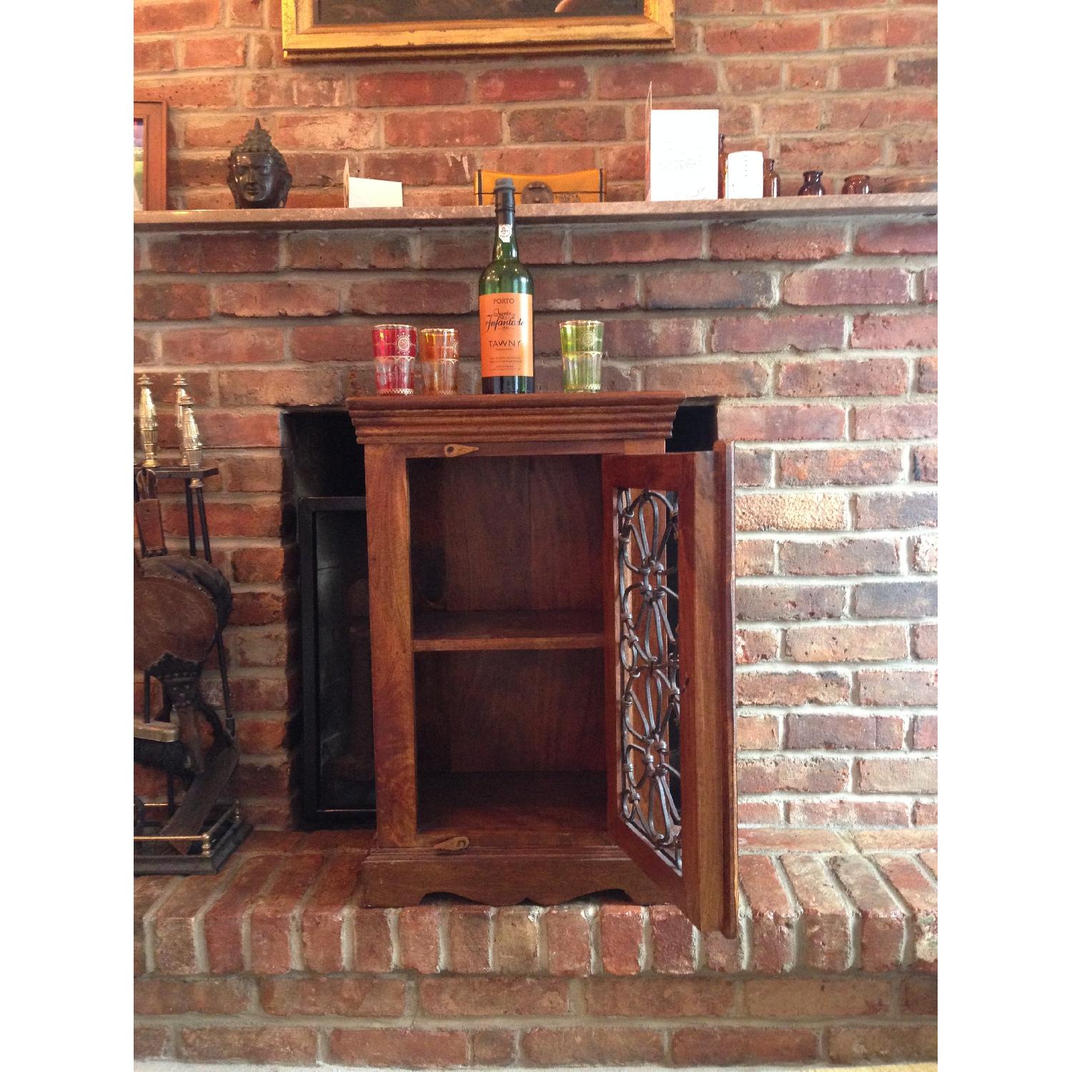 Mahogany Liquor Cabinet/End Table - image-7