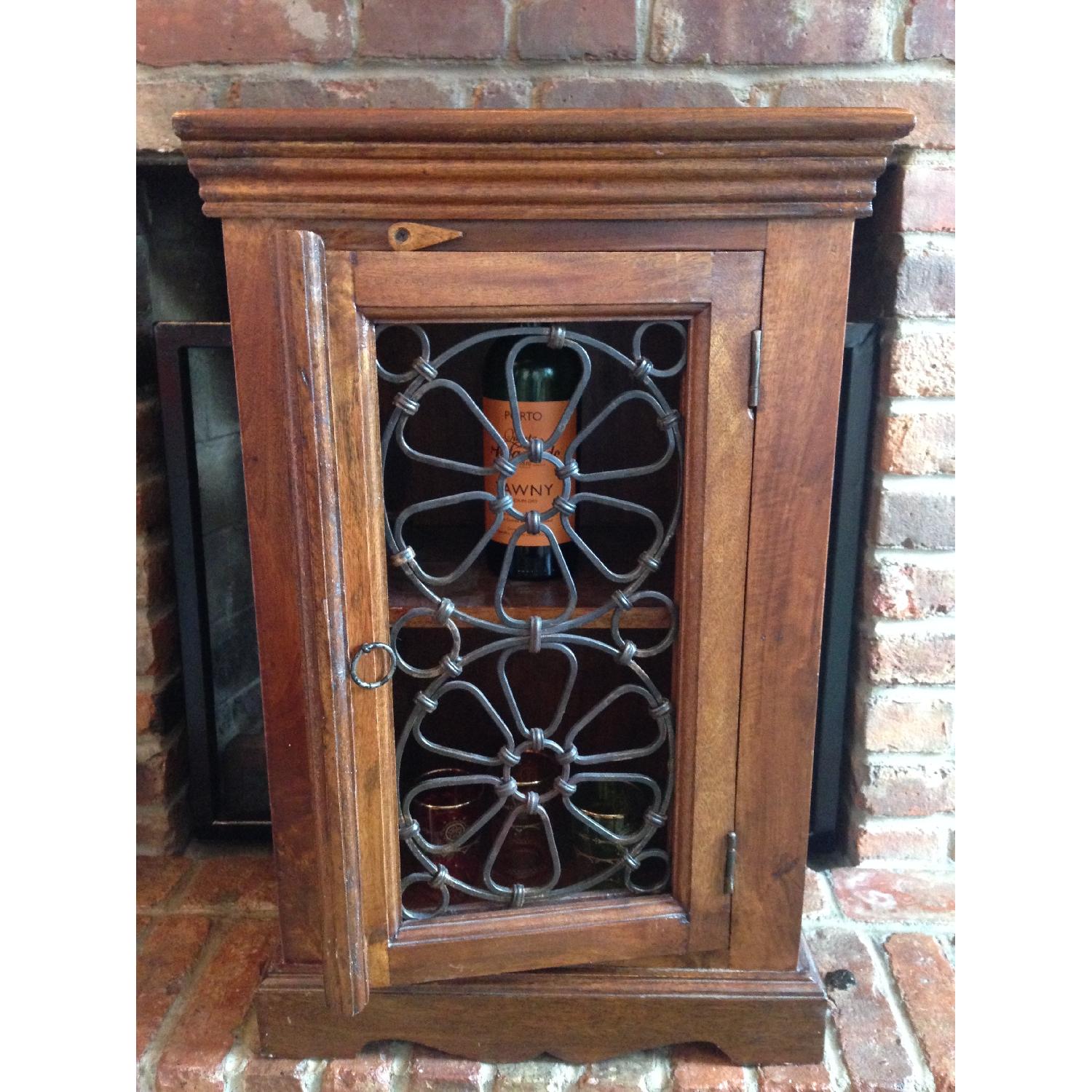 Mahogany Liquor Cabinet/End Table - image-9