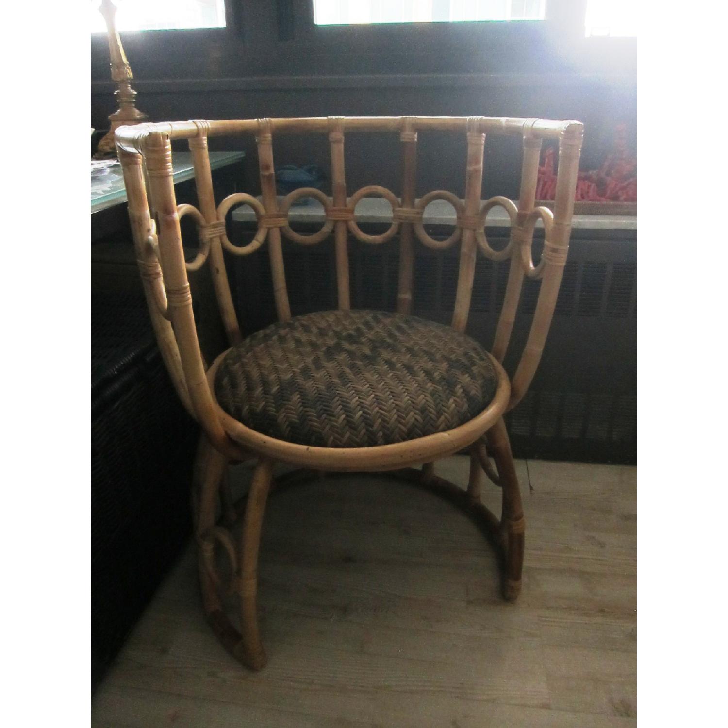 Ito Kish Asian Real Bamboo Side Chair - image-1