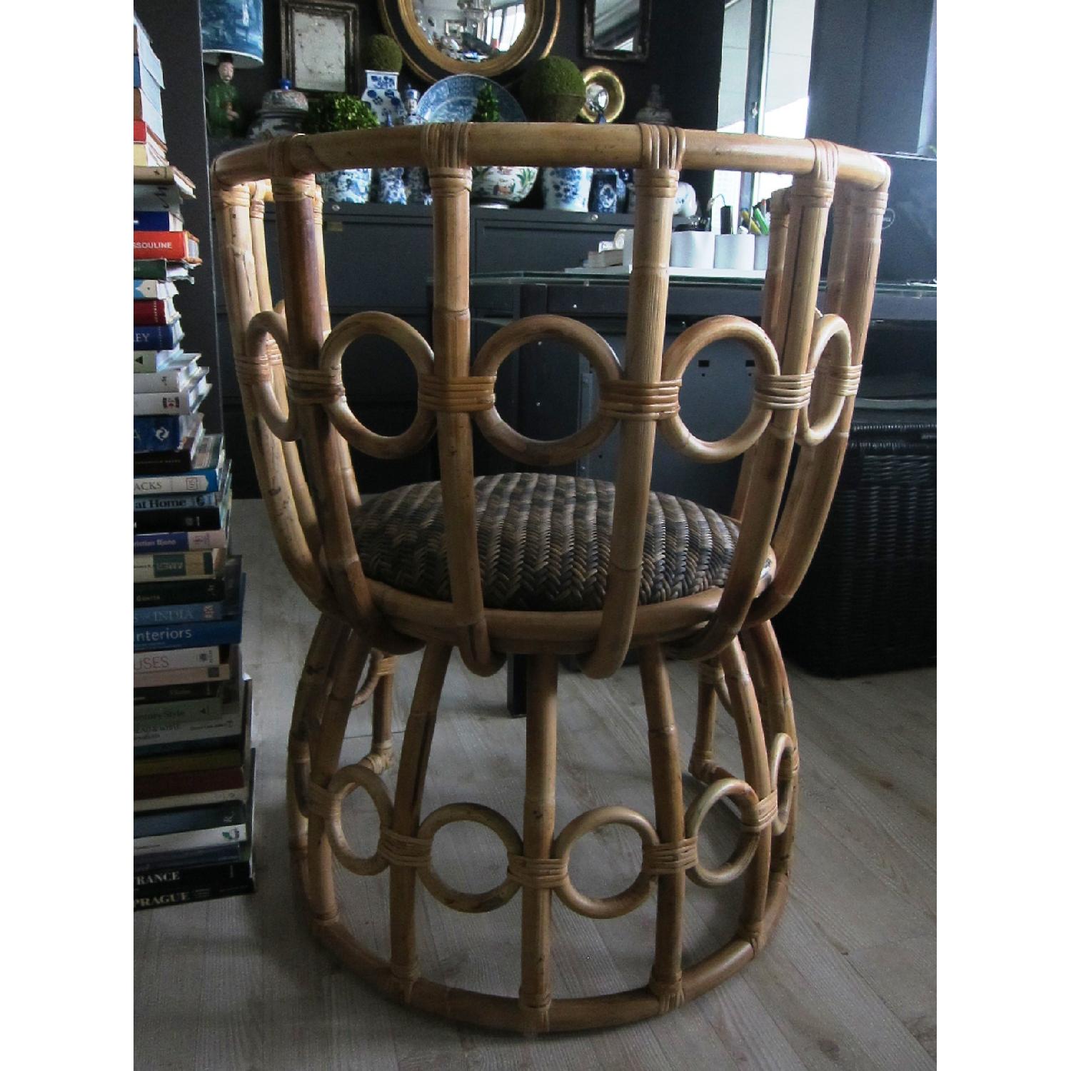 Ito Kish Asian Real Bamboo Side Chair - image-3
