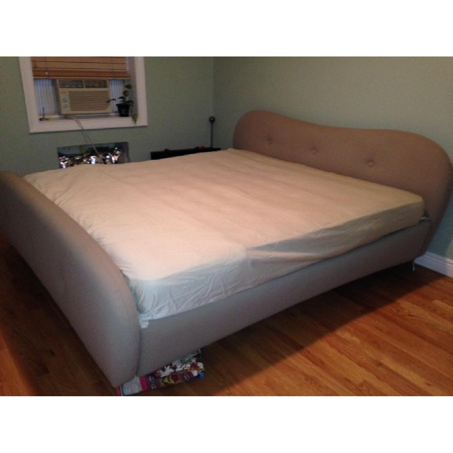 Bloomingdales King Sized Upholstered Bed - image-5