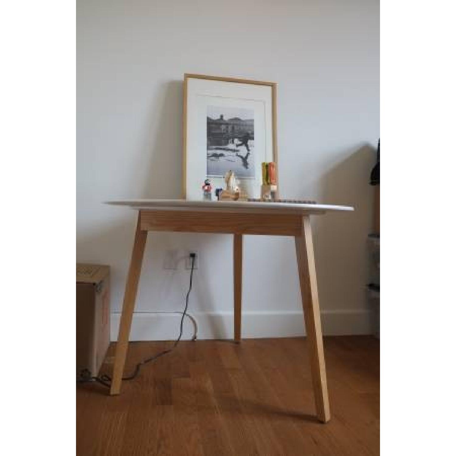 CB2 Quarry Granite Top Dining Table - image-1