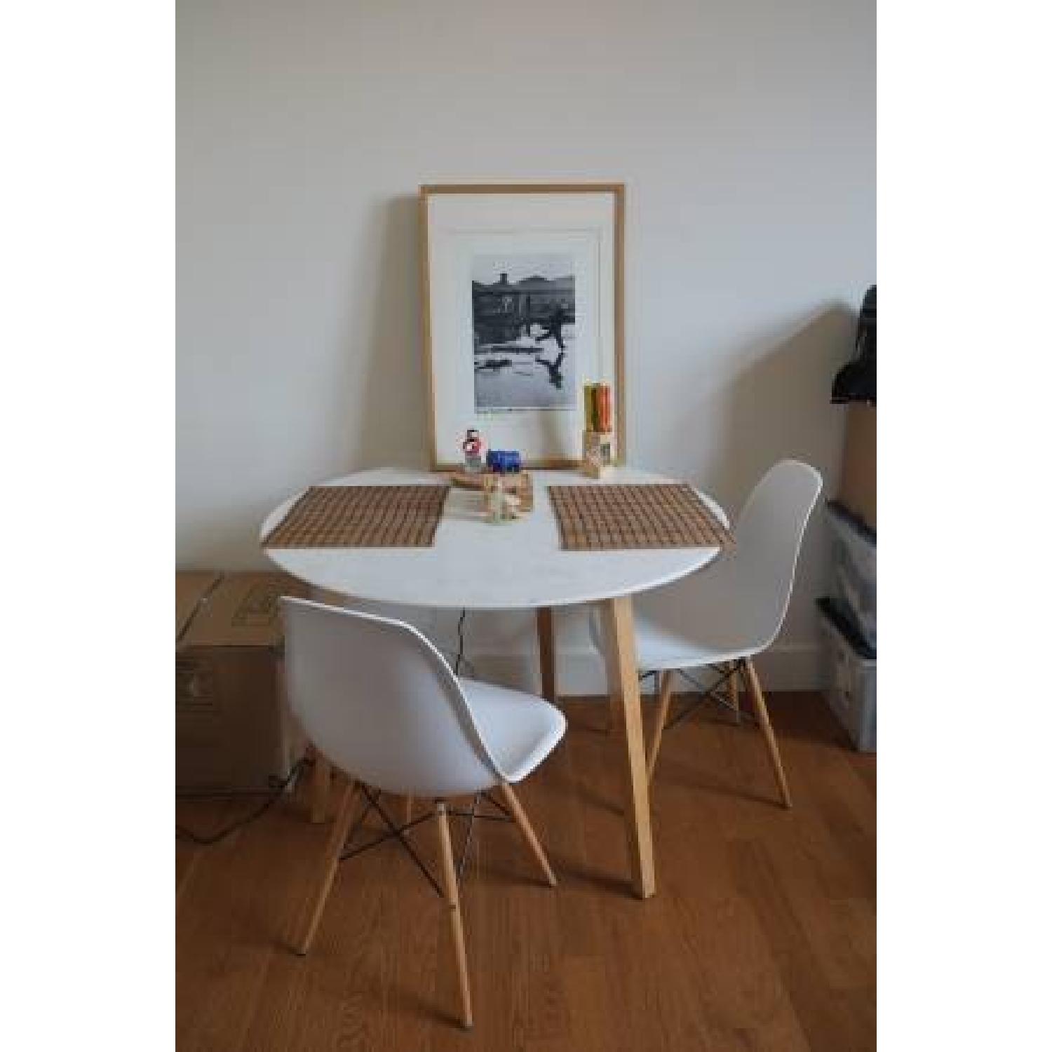 CB2 Quarry Granite Top Dining Table - image-2