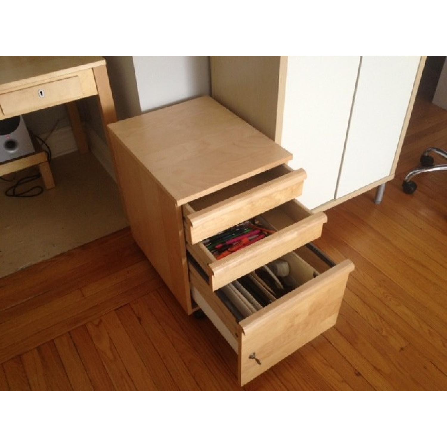 Ikea Gustav Desk and Filing AptDeco