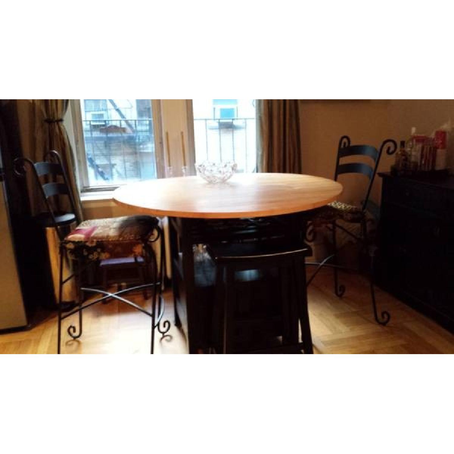 Crate and Barrel Bistro Dining Table - image-1