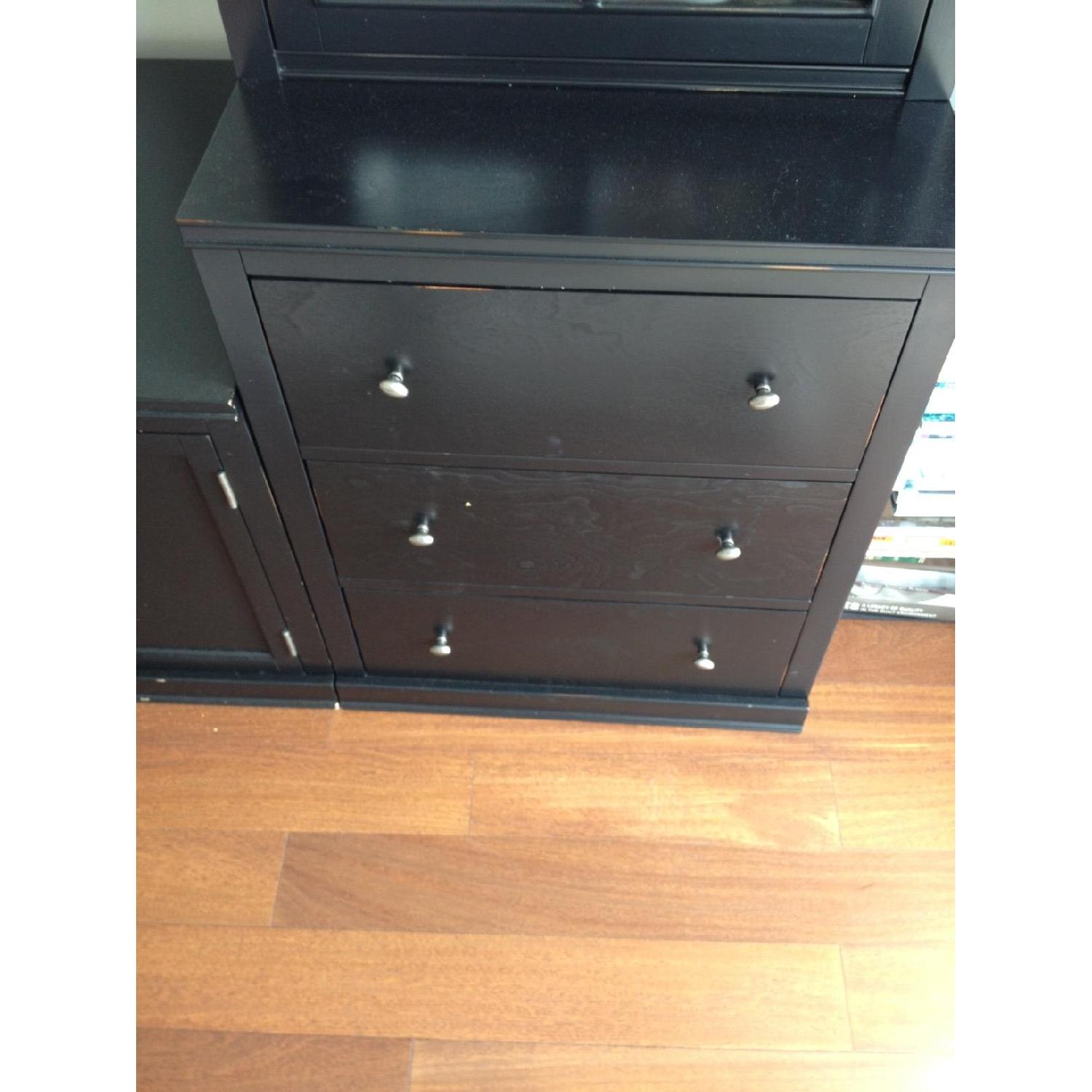 Pottery Barn Logan Media Suite With Towers - image-6