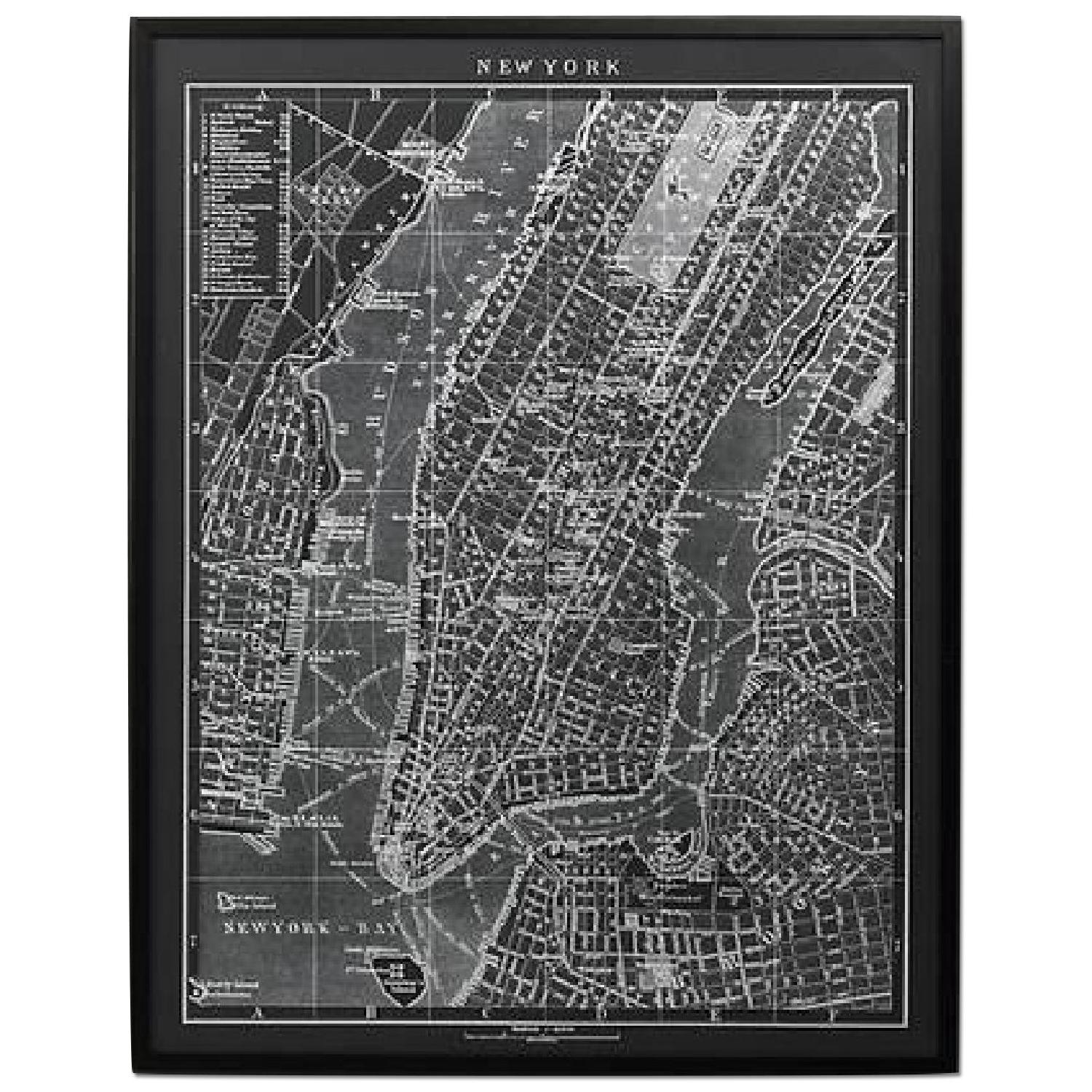 Restoration Hardware Lithograph Maps AptDeco