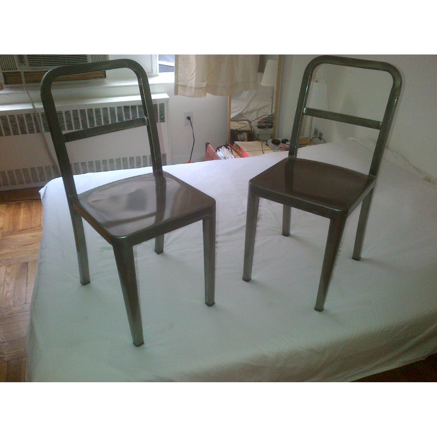 Steel Dining Chairs - Set of 4 - image-2