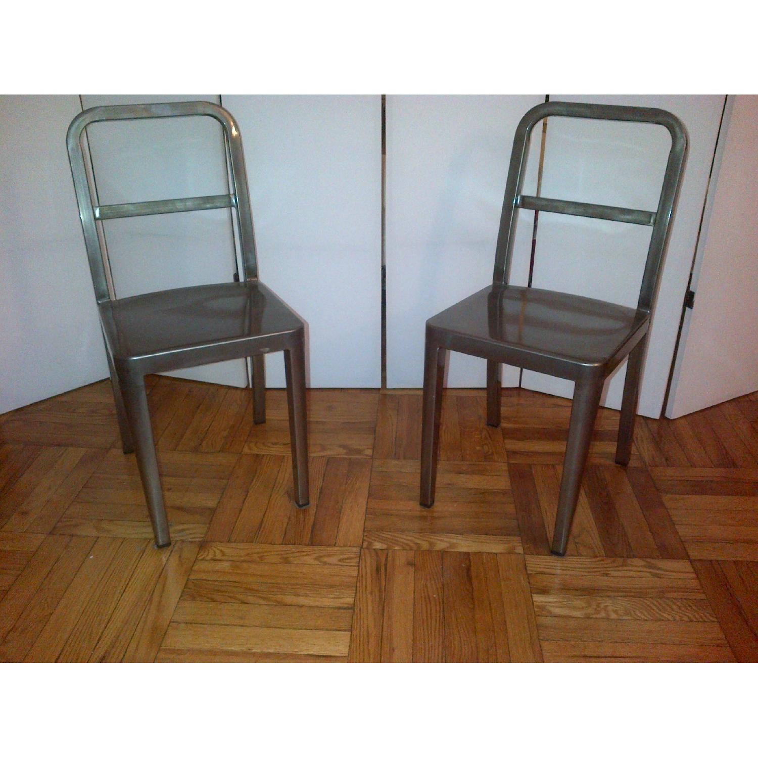 Steel Dining Chairs - Set of 4 - image-3