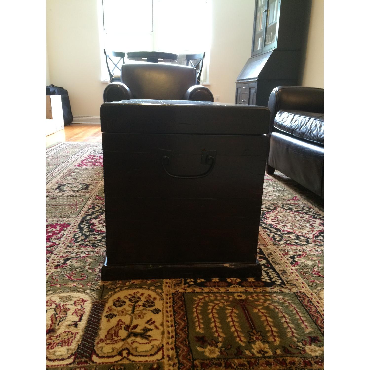 Pottery Barn Zen Brown Emmett Coffee Table/Trunk Best Offer AptDeco